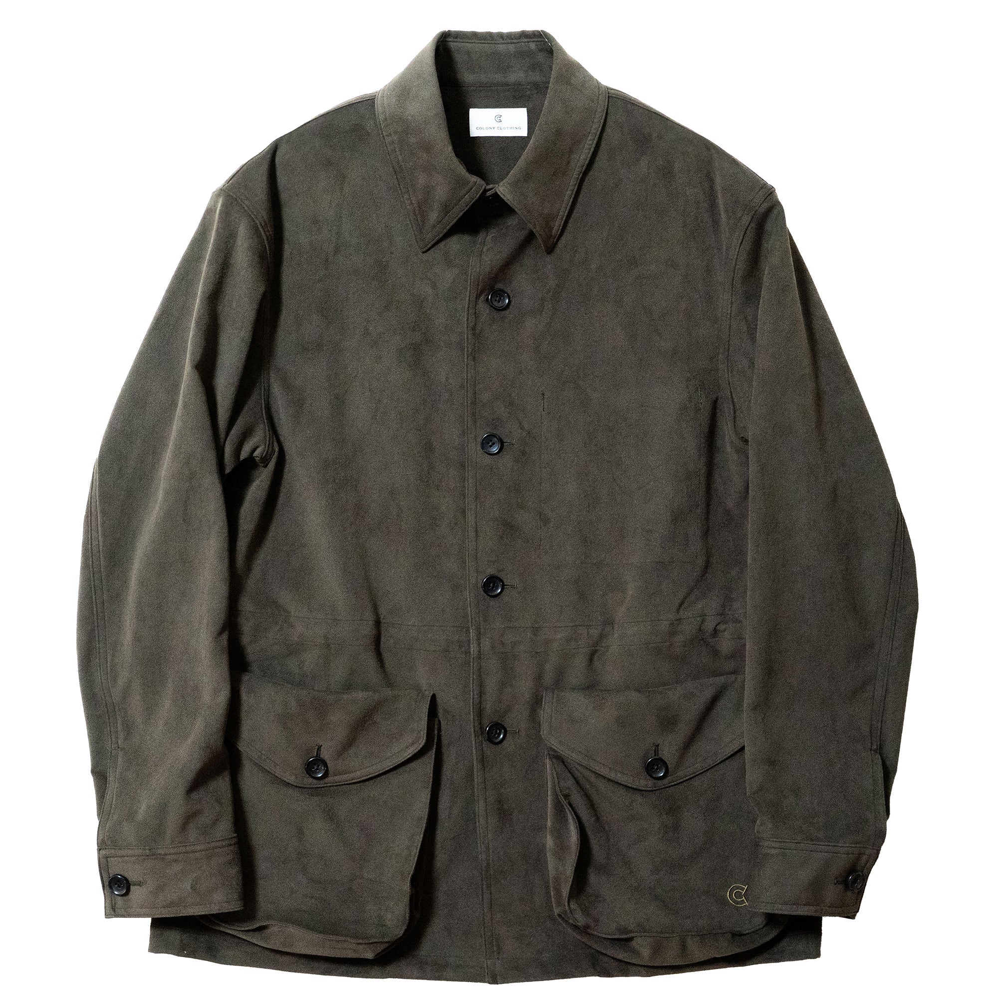 COLONY CLOTHING / ULTRASUEDE SAFARI JACKET / CC2502-JK05-01