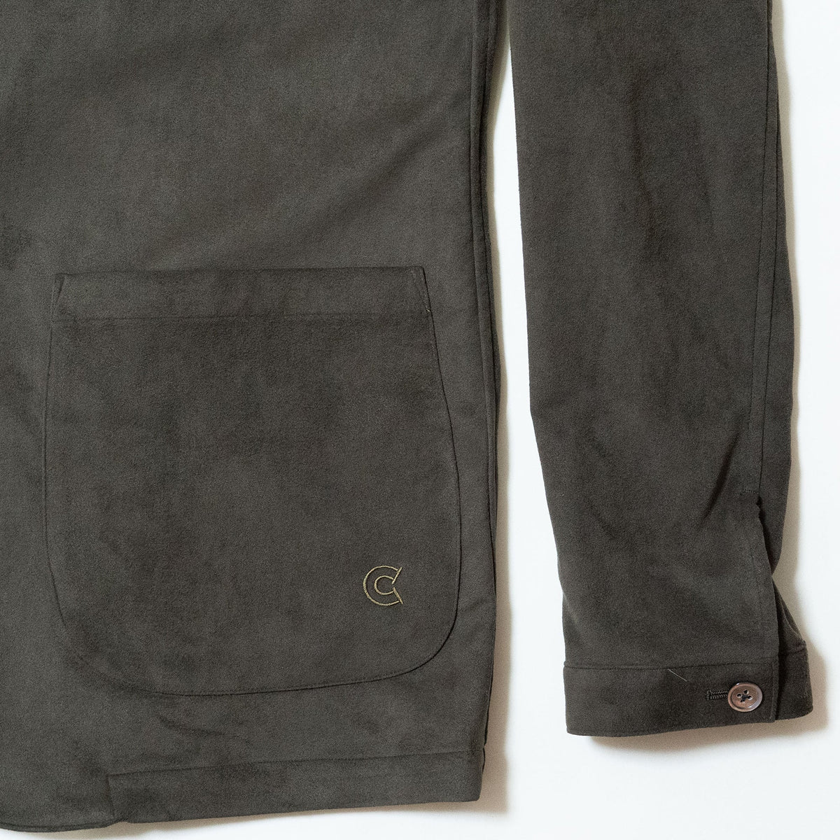 COLONY CLOTHING / SINGLE SHIRT JACKET "BLACK OLIVE" / CC2602-JK01S-01
