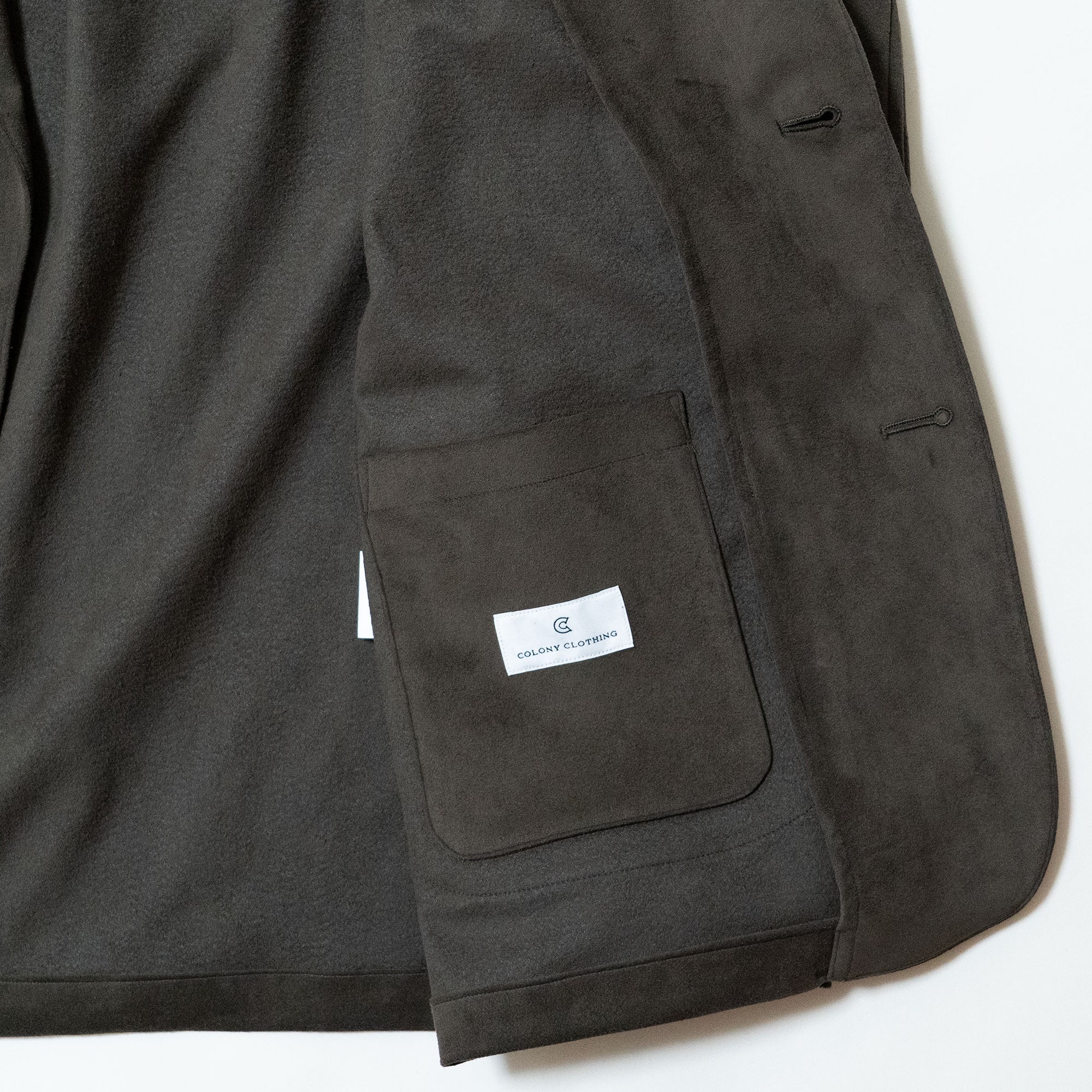 COLONY CLOTHING / ULTRASUEDE SINGLE JACKET / CC2402-JK01S-01