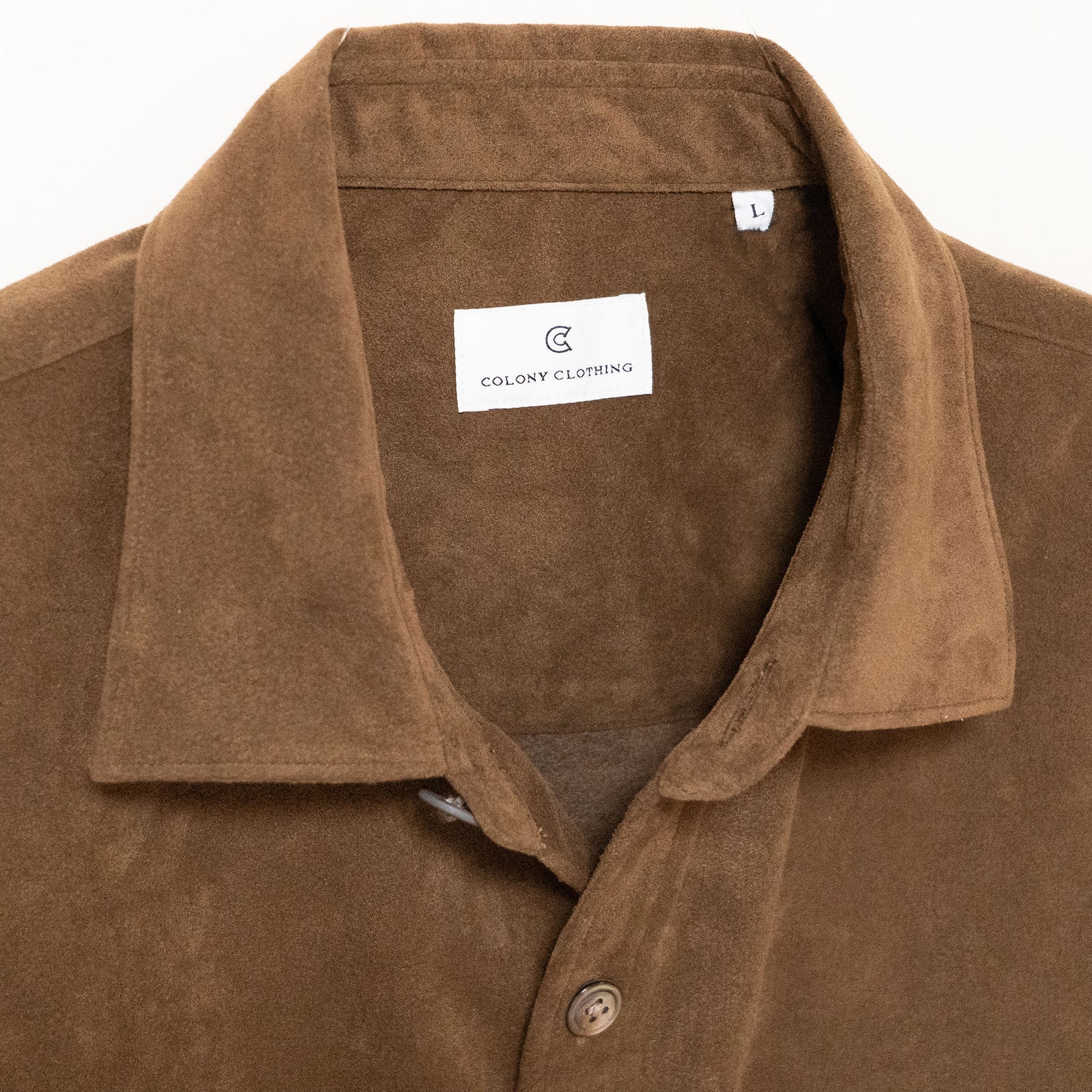 COLONY CLOTHING / ULTRASUEDE DOUBLE POCKET SHIRT / CC2402-SH04