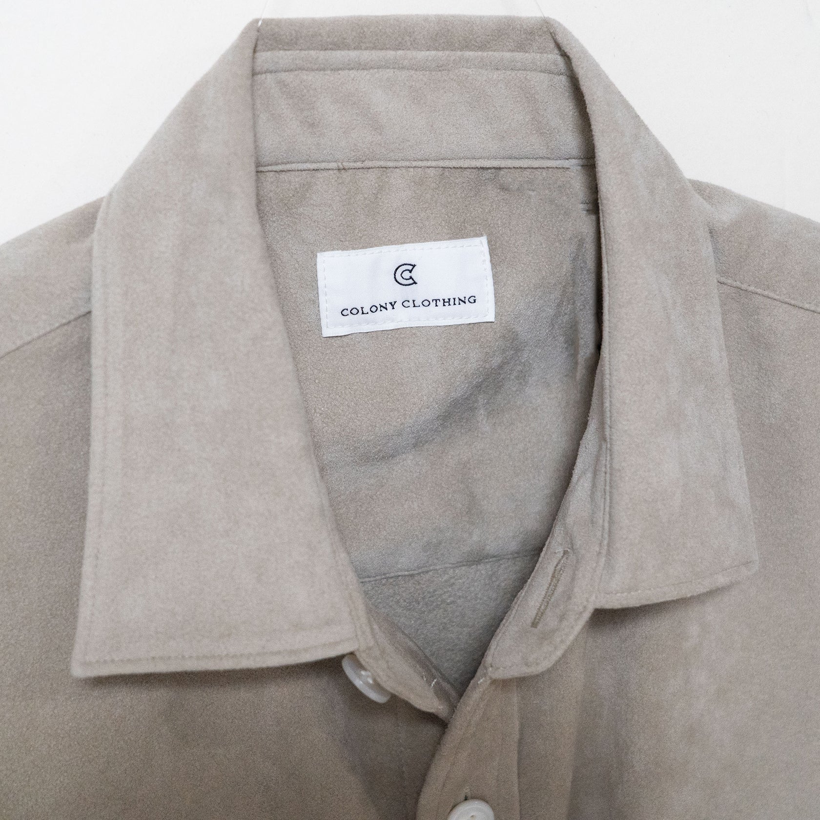 COLONY CLOTHING / ULTRASUEDE DOUBLE POCKET SHIRT / CC2402-SH04