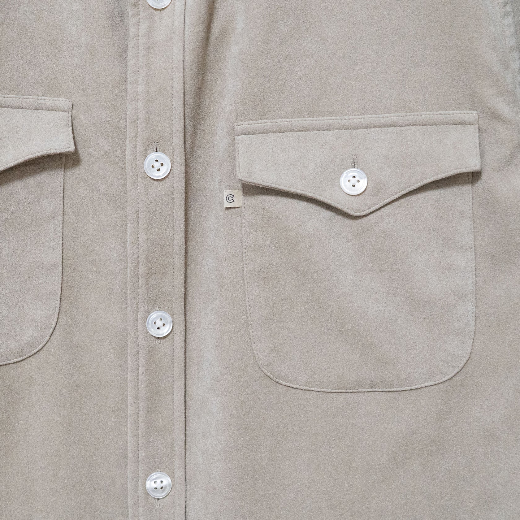 COLONY CLOTHING / ULTRASUEDE DOUBLE POCKET SHIRT / CC2402-SH04