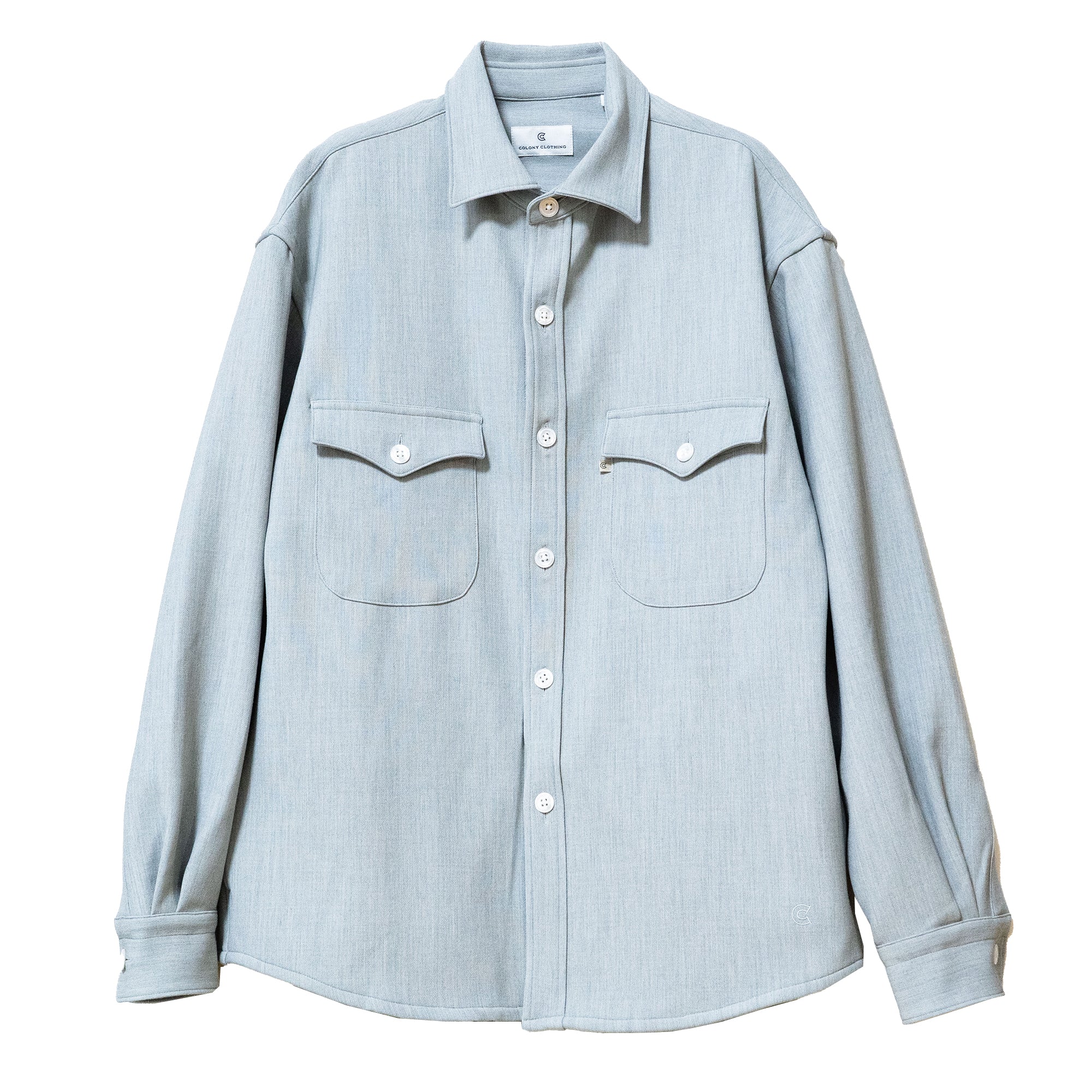 COLONY CLOTHING /JERSEY DOUBLE POCKET SHIRT / CC2502-SH04−03