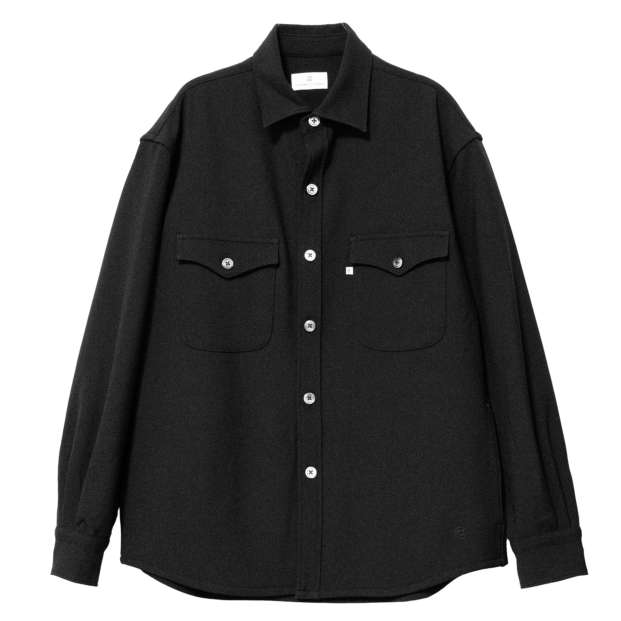 COLONY CLOTHING /JERSEY DOUBLE POCKET SHIRT / CC2502-SH04−03