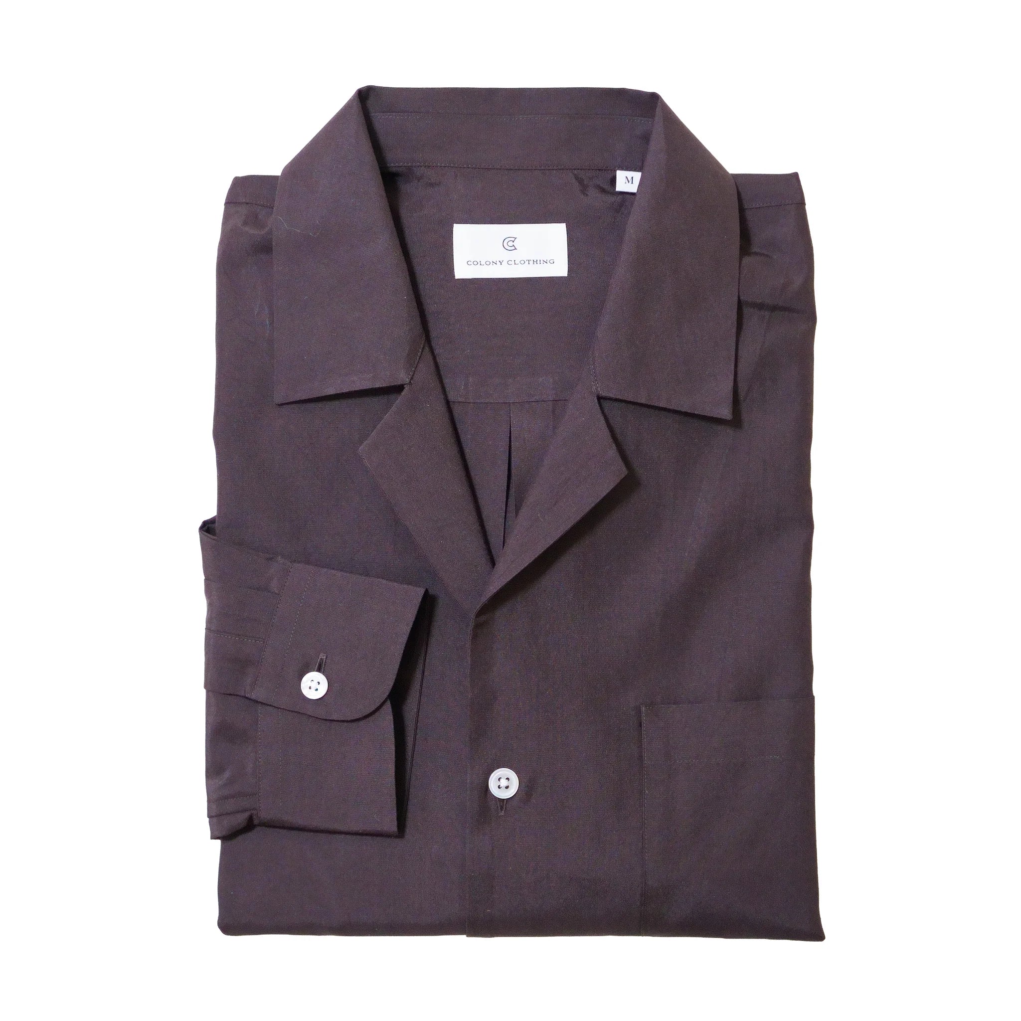 COLONY CLOTHING / OPEN COLLAR SHIRT / CC2601-SH01-07
