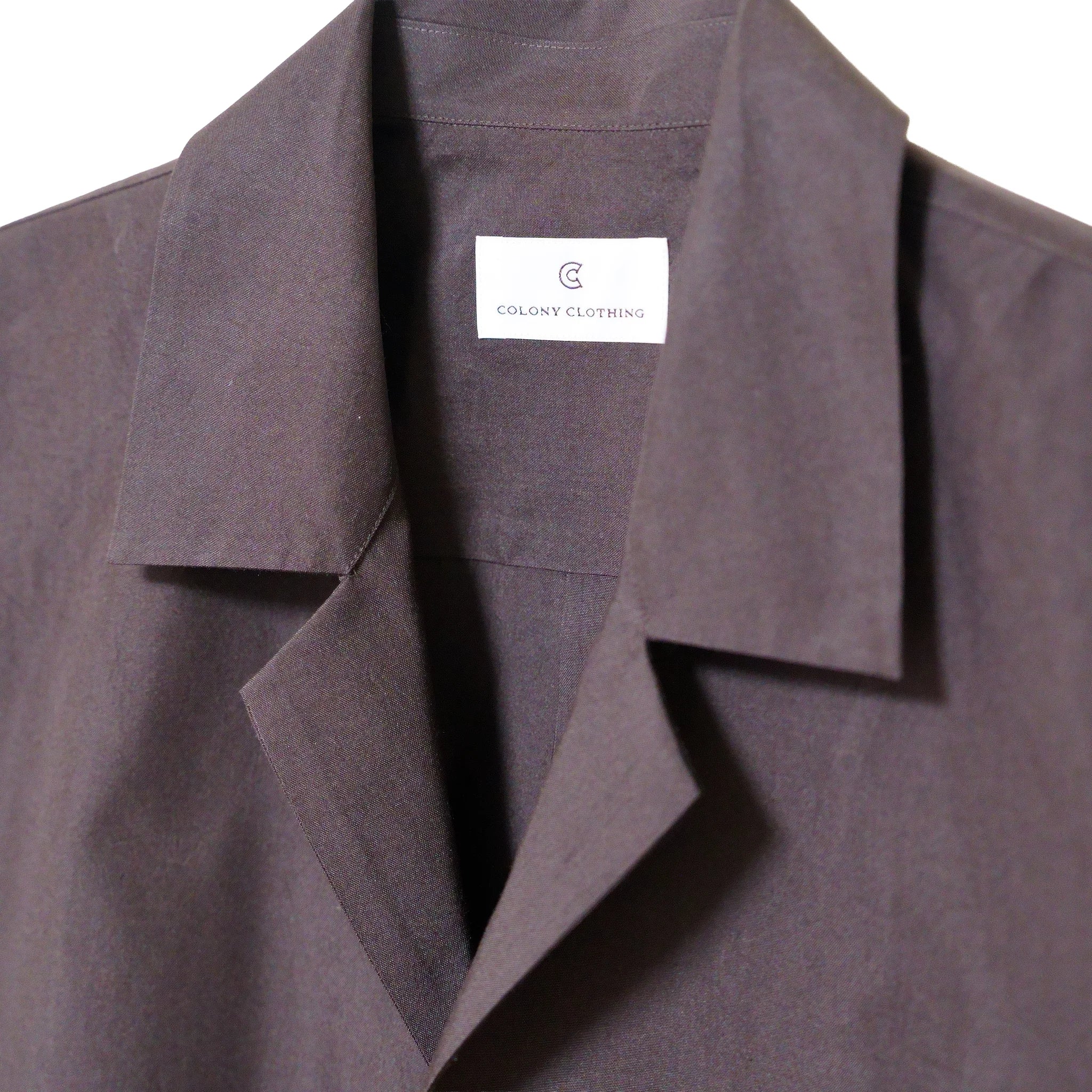 COLONY CLOTHING / OPEN COLLAR SHIRT / CC2601-SH01-07