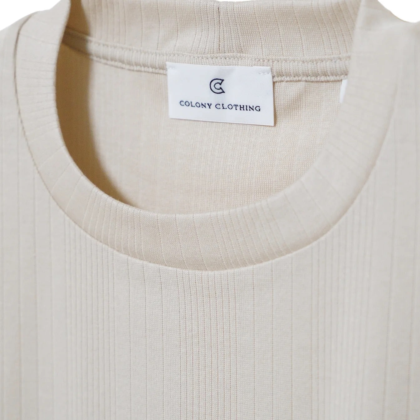 COLONY CLOTHING / RIB TEE / CC2601-T01
