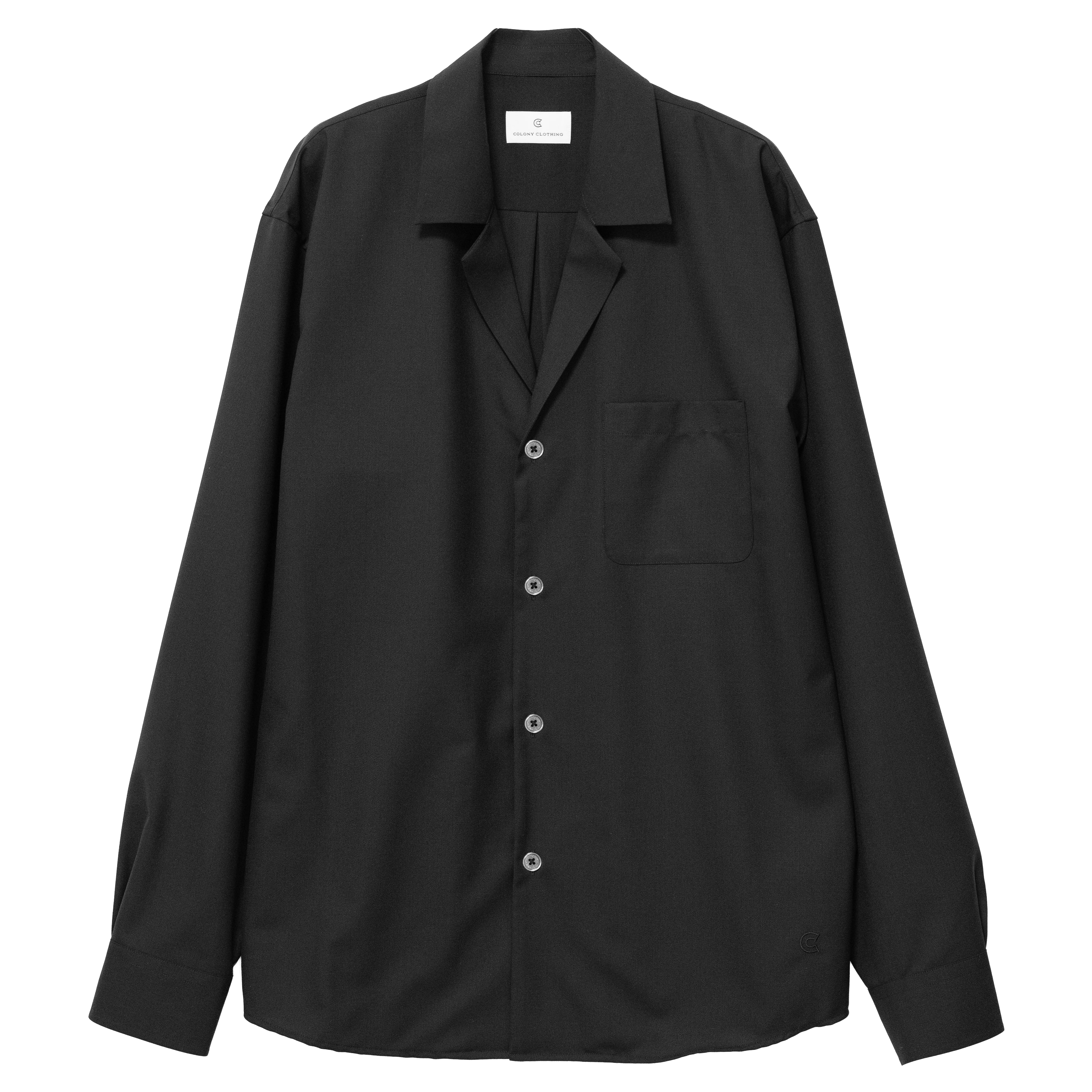 COLONY CLOTHING / OPEN COLLAR SHIRT / CC2601-SH01-03
