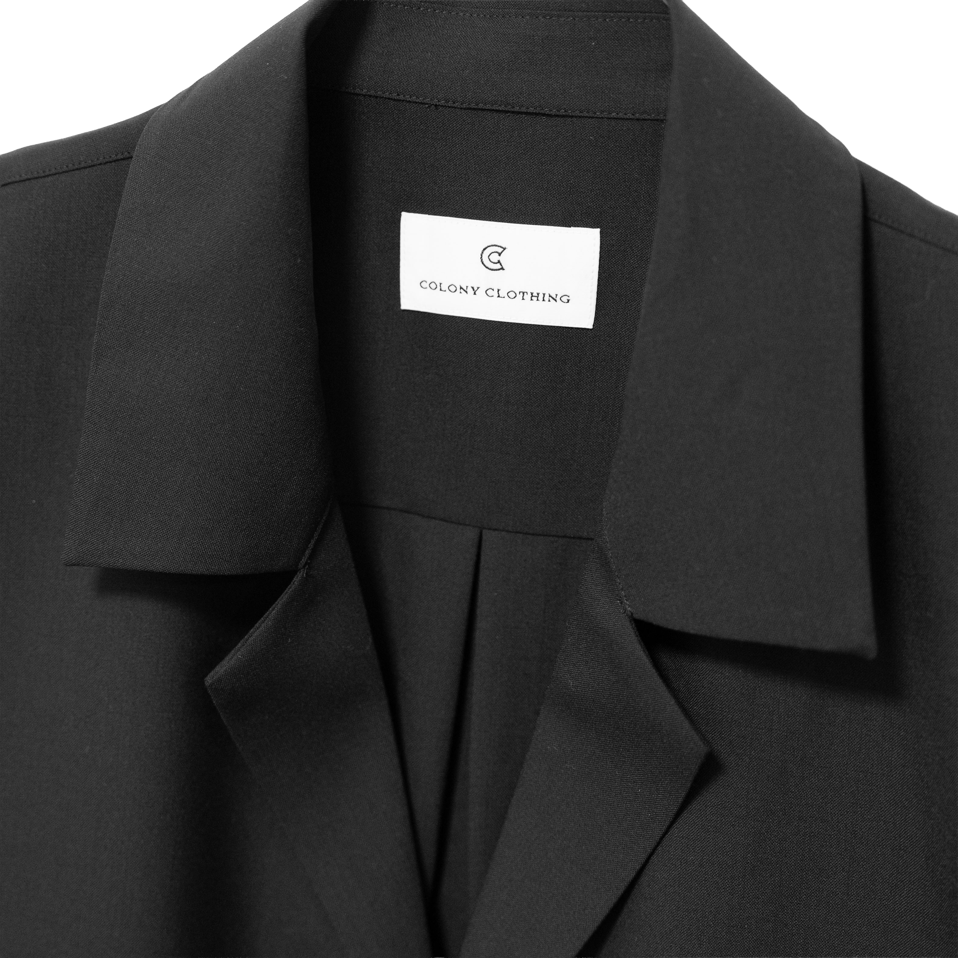 COLONY CLOTHING / OPEN COLLAR SHIRT / CC2601-SH01-03