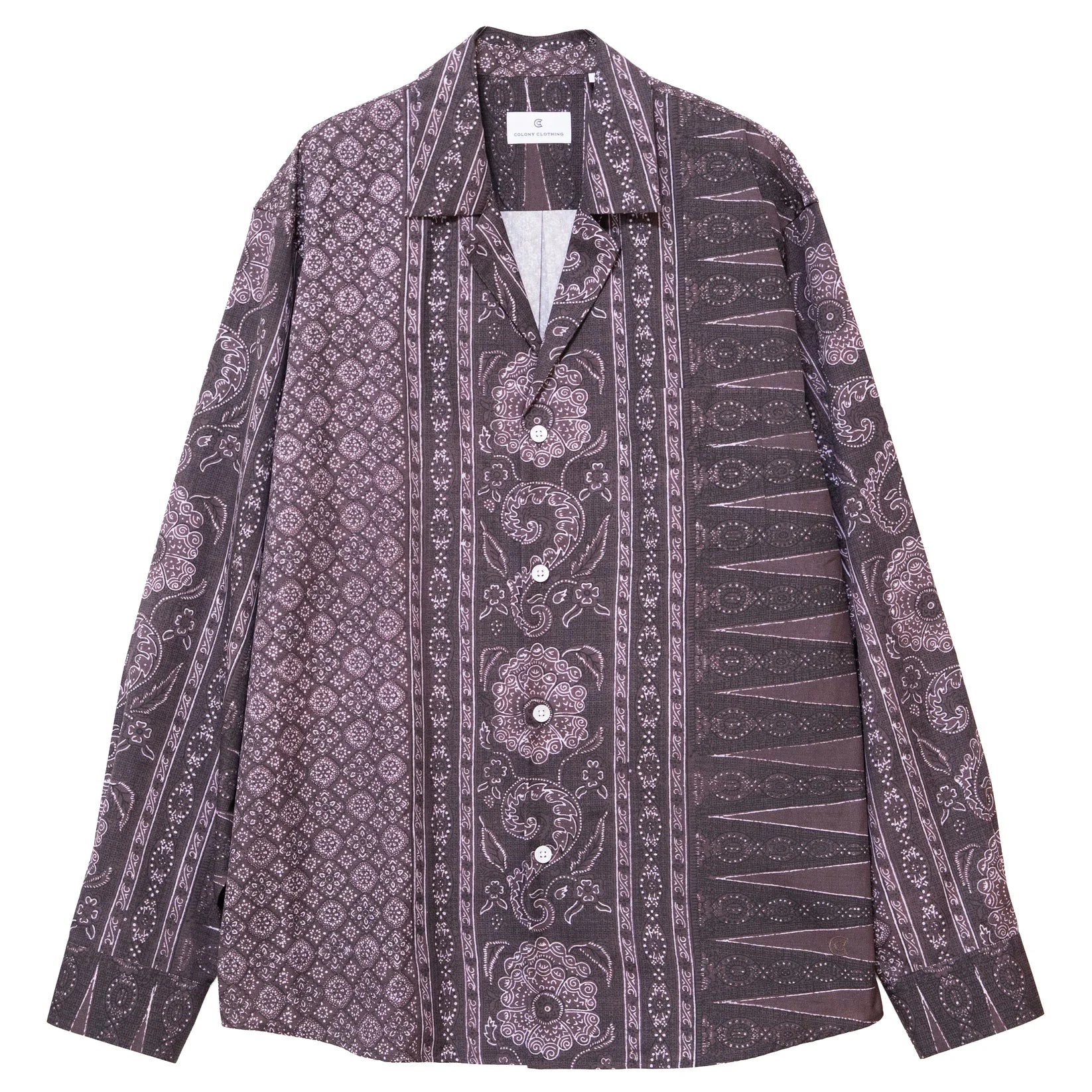 COLONY CLOTHING / OPEN COLLAR SHIRT / CC2601-SH01-01