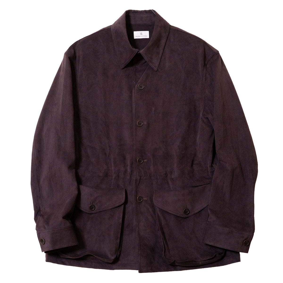 COLONY CLOTHING / ULTRASUEDE SAFARI JACKET / CC2502-JK05-01