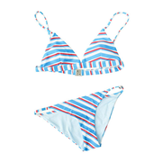 DAZE DAYZ / BLUE & RED STRIPED BIKINI