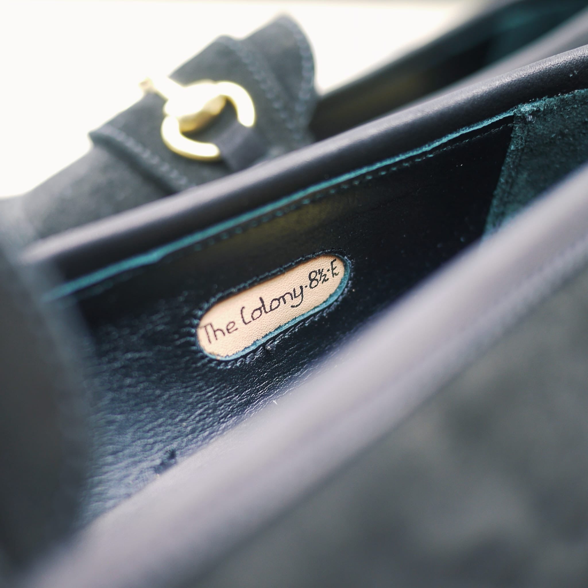 George Cleverley / The Colony Black Buckskin Loafers