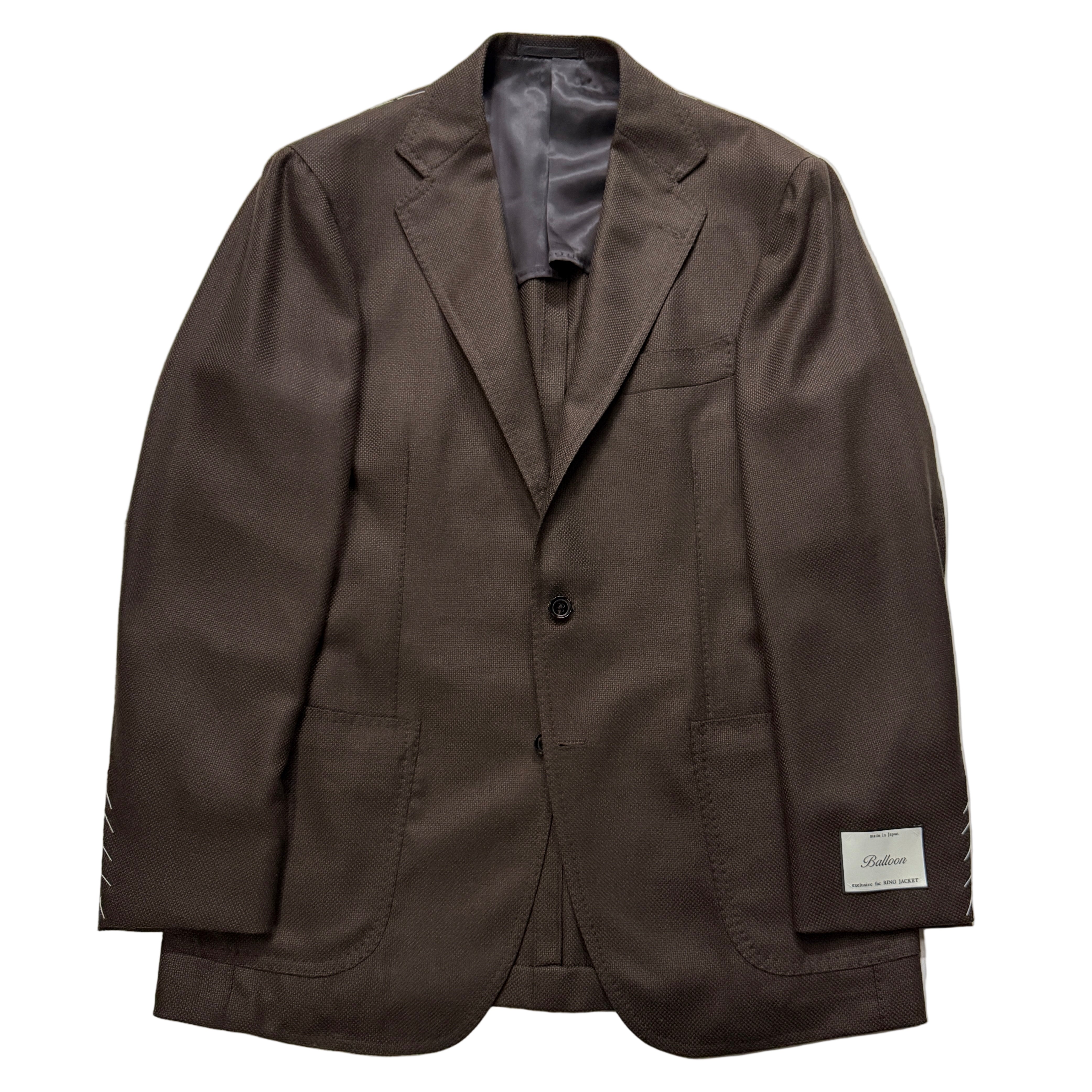 RING JACKET / BROWN BALLOON JACKET / RT055F03F