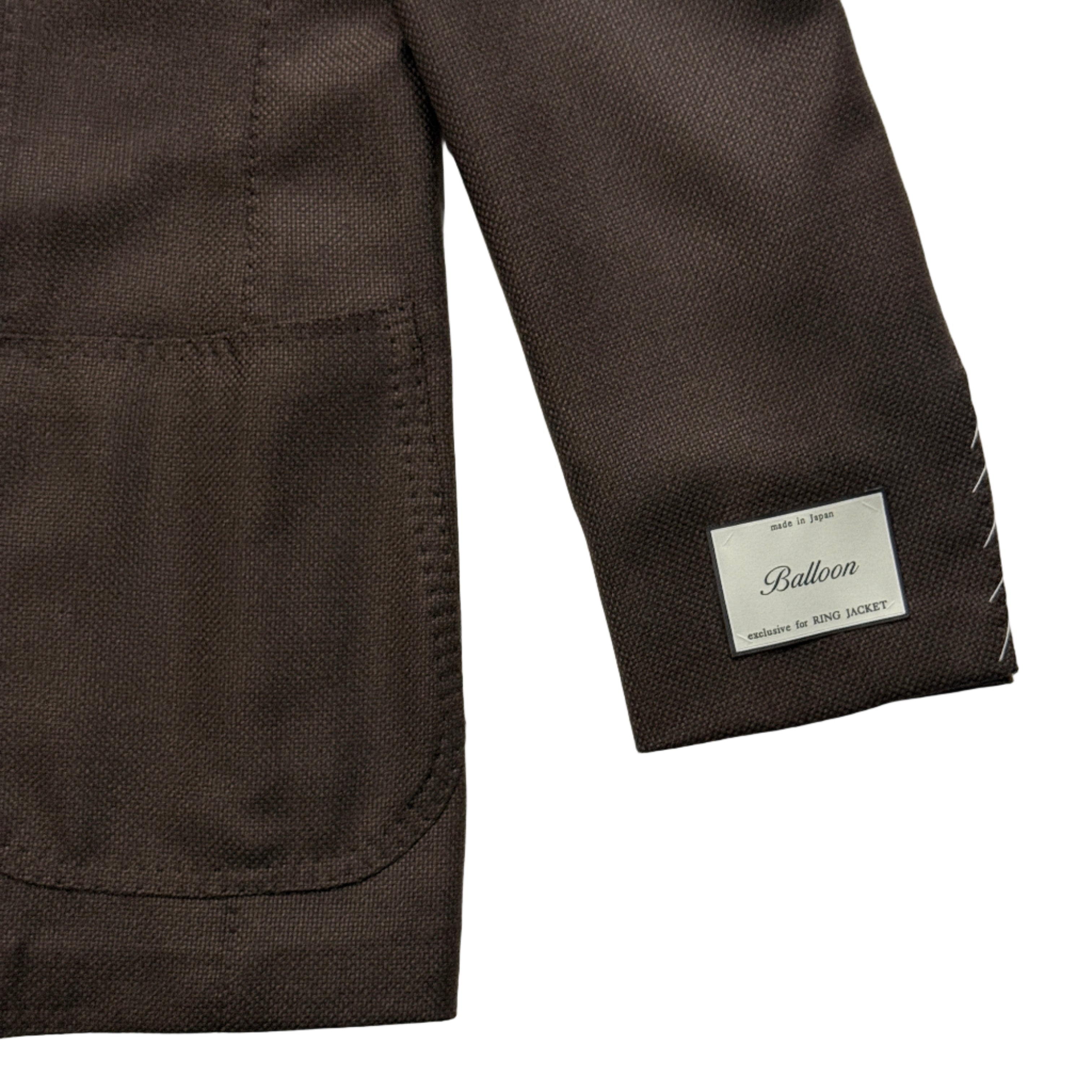 RING JACKET / BROWN BALLOON JACKET / RT055F03F – COLONY CLOTHING