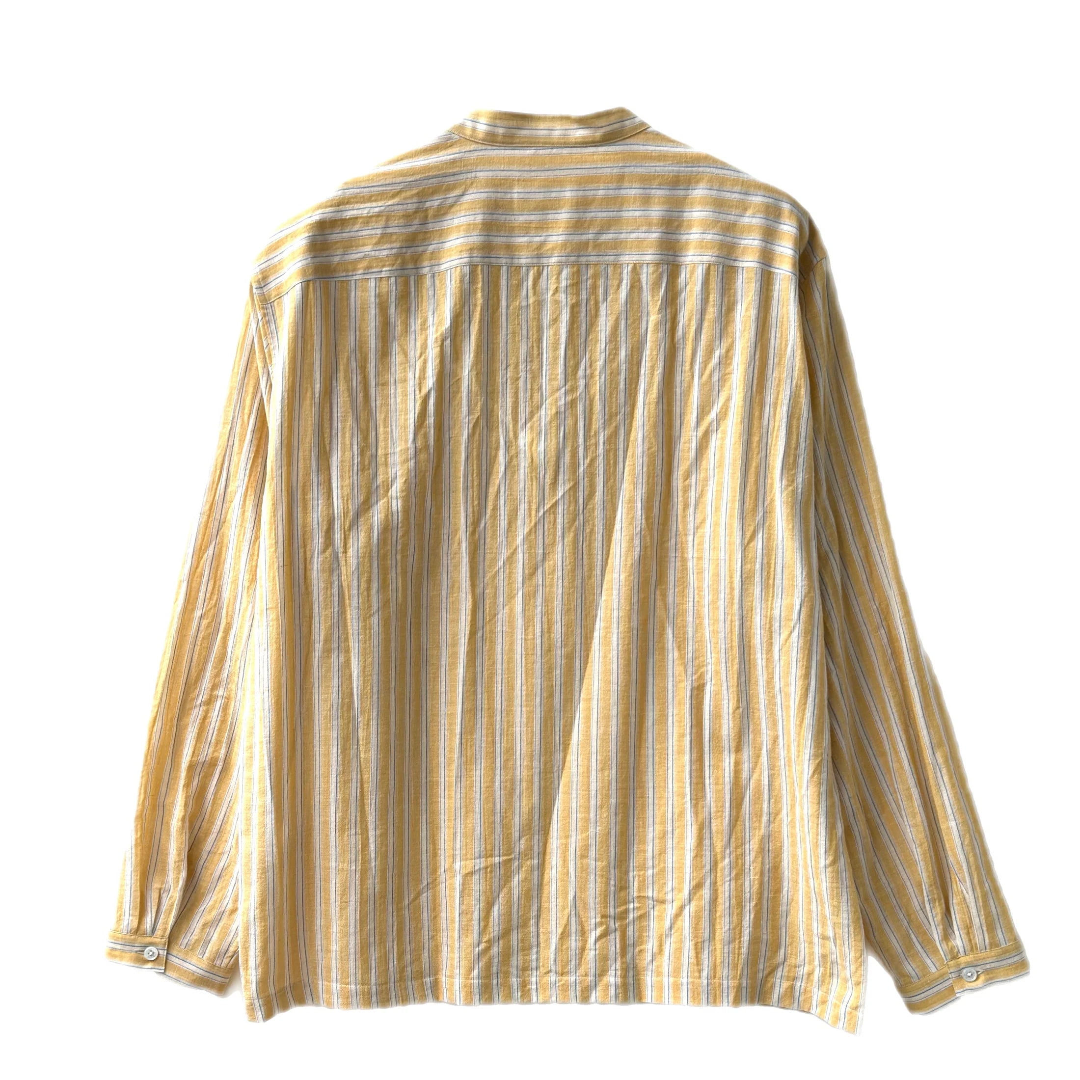 COLONY CLOTHING /  STRIPE STAND COLLAR SHIRT  / CC2401-SH06-01
