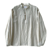 COLONY CLOTHING /  STRIPE STAND COLLAR SHIRT  / CC2401-SH06-01