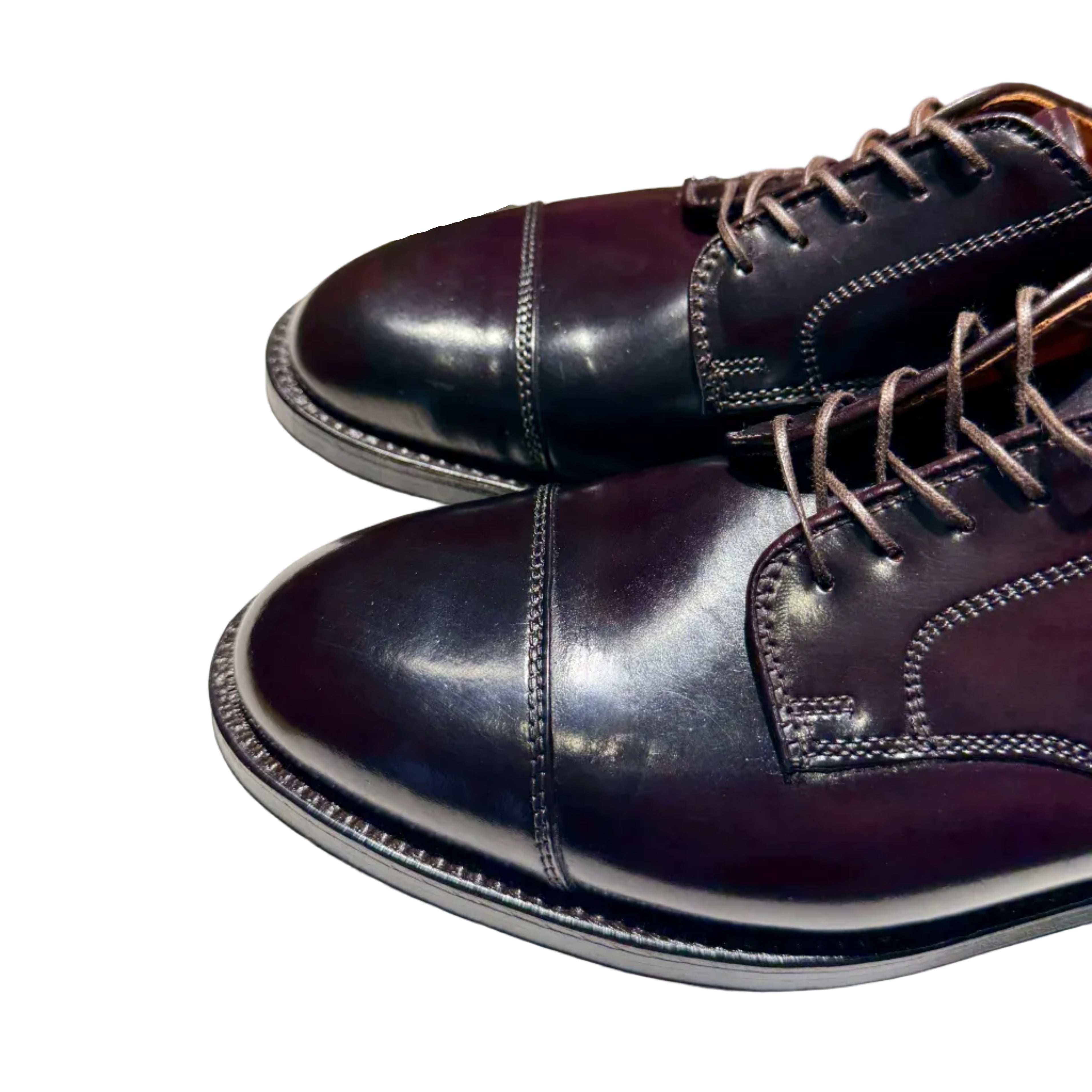 ALDEN 2160 CAP TOE BLUCHER COL 8 SHELL CORDOVAN