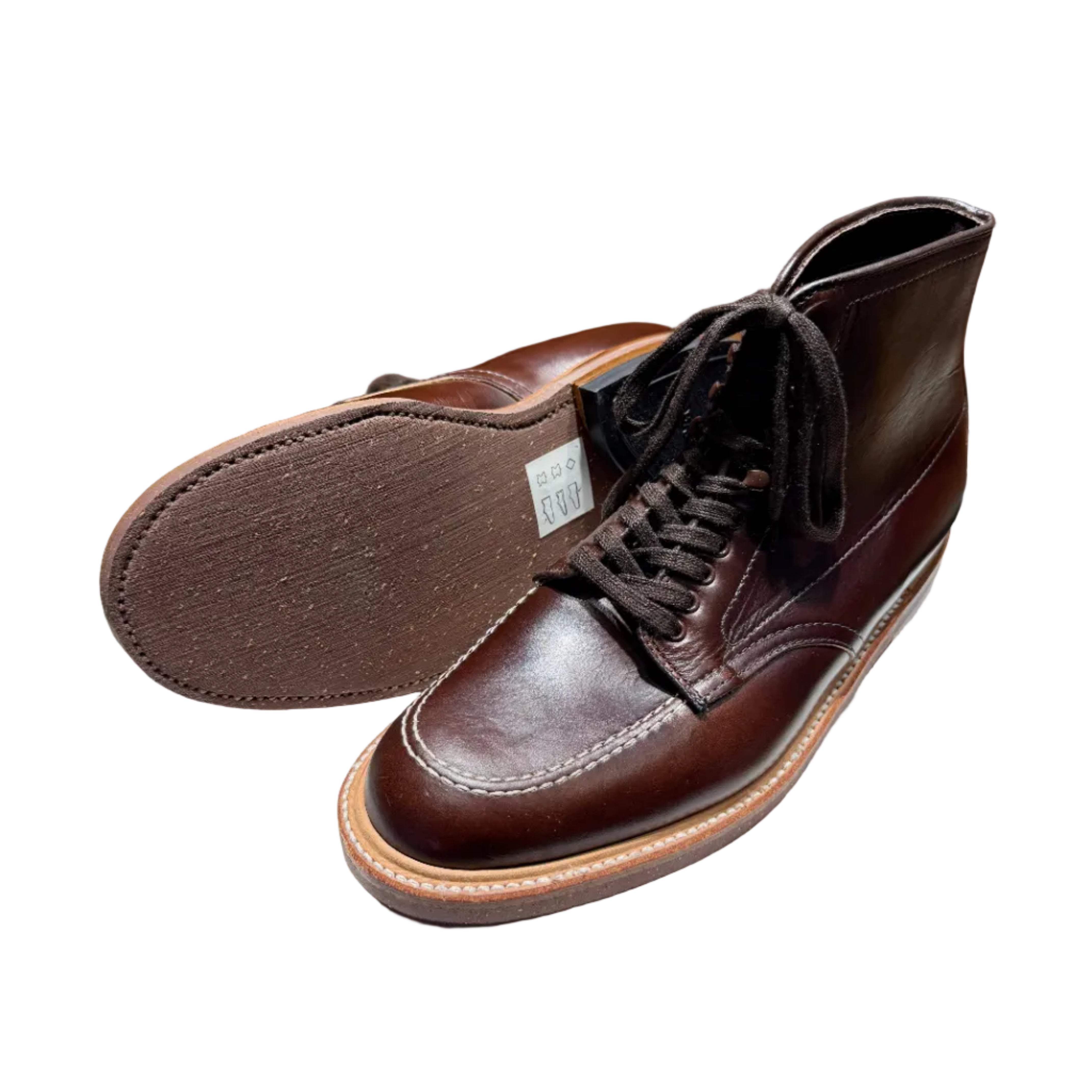 ALDEN 403 INDY BOOT HIGH TOP BROWN CHROMEXCEL BLUCHER