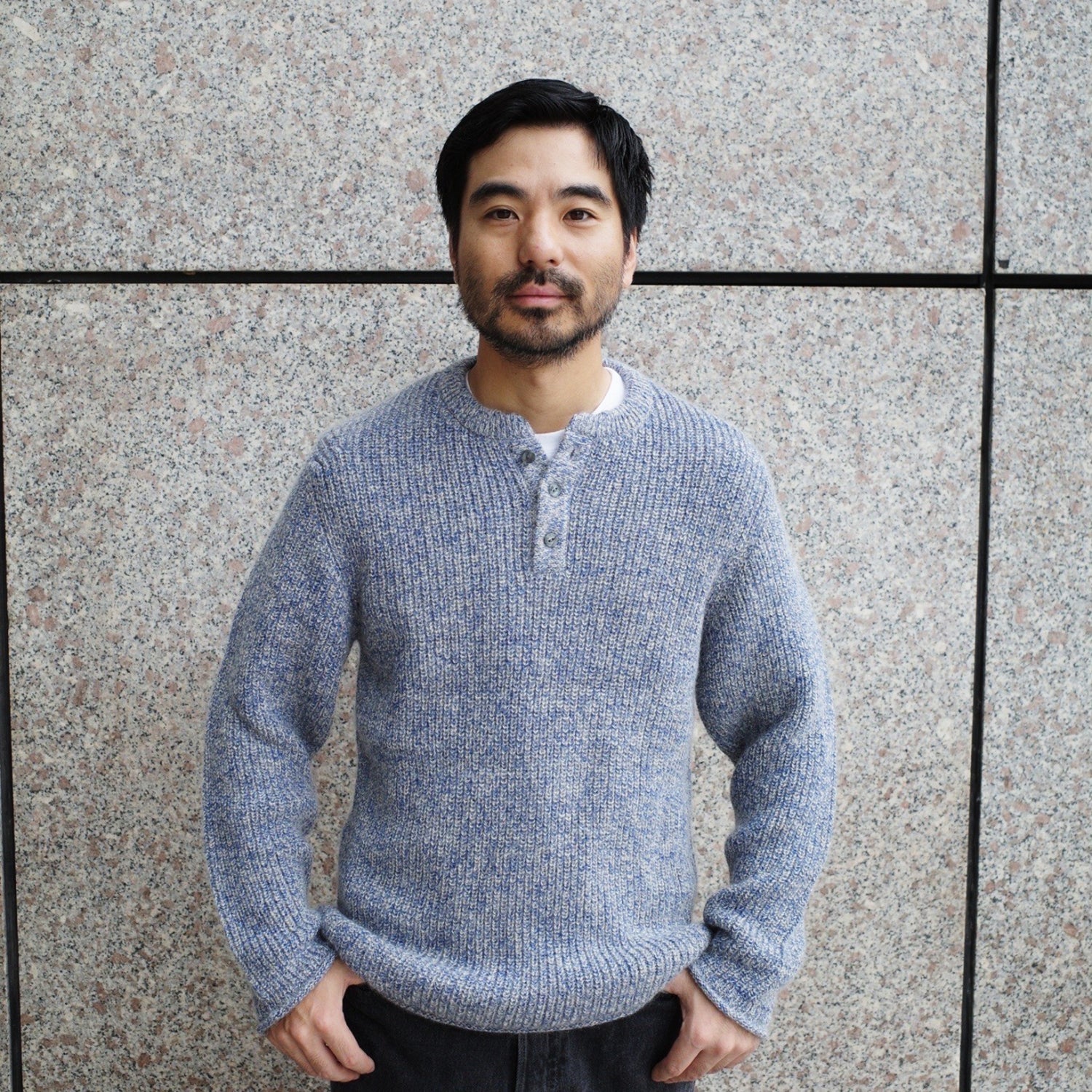 COLONY CLOTHING / HENLEY KNIT / CC2202-KN02
