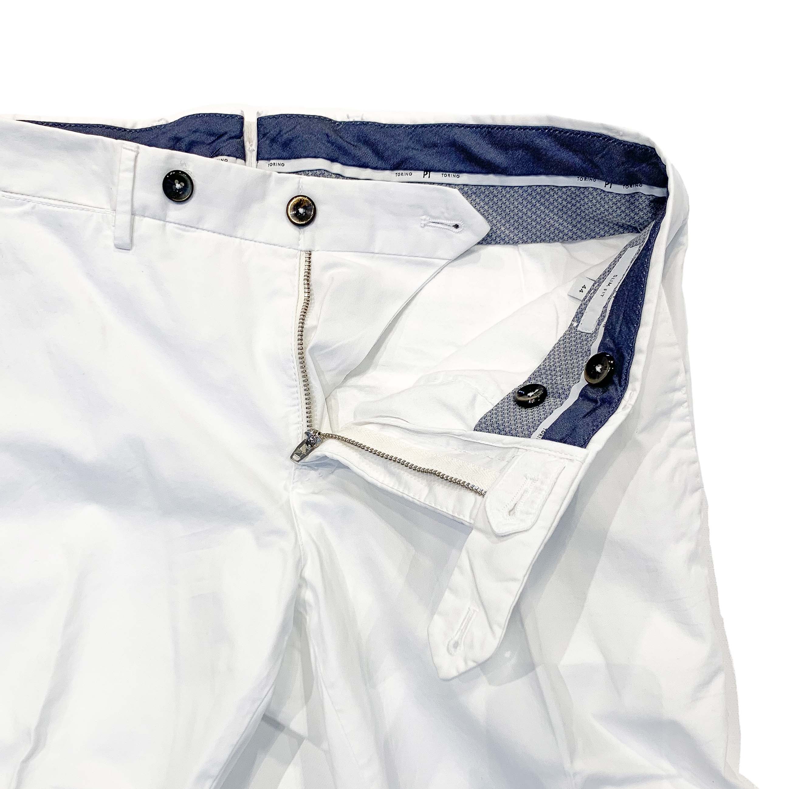 PT TORINO / COTTON CHINO (WHITE)