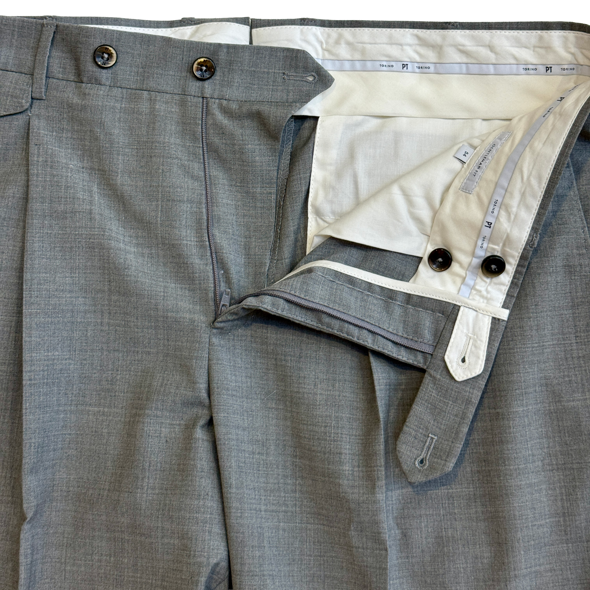 PT TORINO / WOOL TROUSERS / 0220 GREY