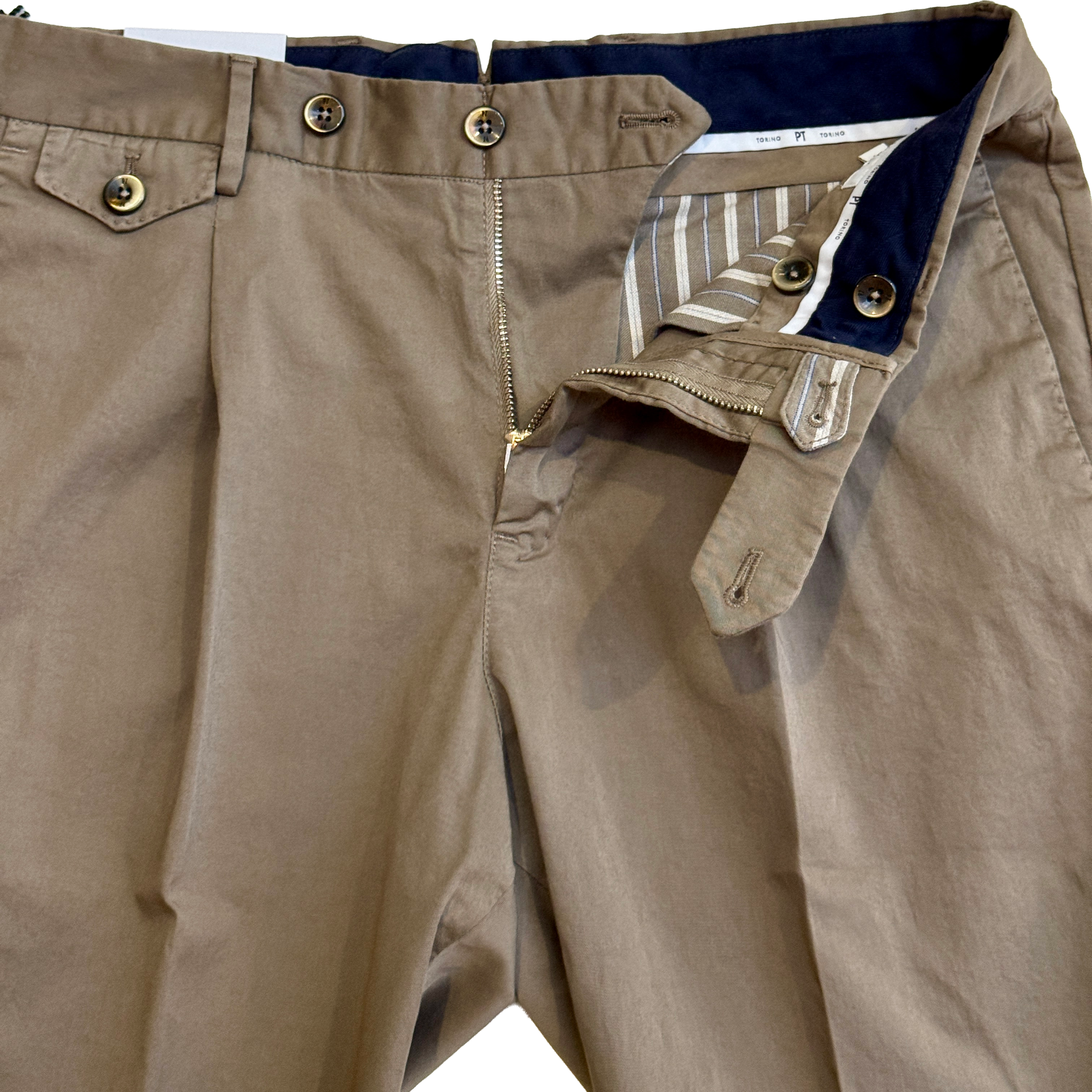PT TORINO / COTTON TROUSERS / Y121 OLIVE