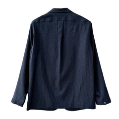 COLONY CLOTHING / NAVY STRIPE LOUNGE JACKET / CC2401-JK01S-02