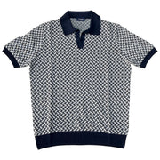 DRUMOHR / COTTON LINEN BISCOTTI SKIPPER POLO / D9LZ146N - B32