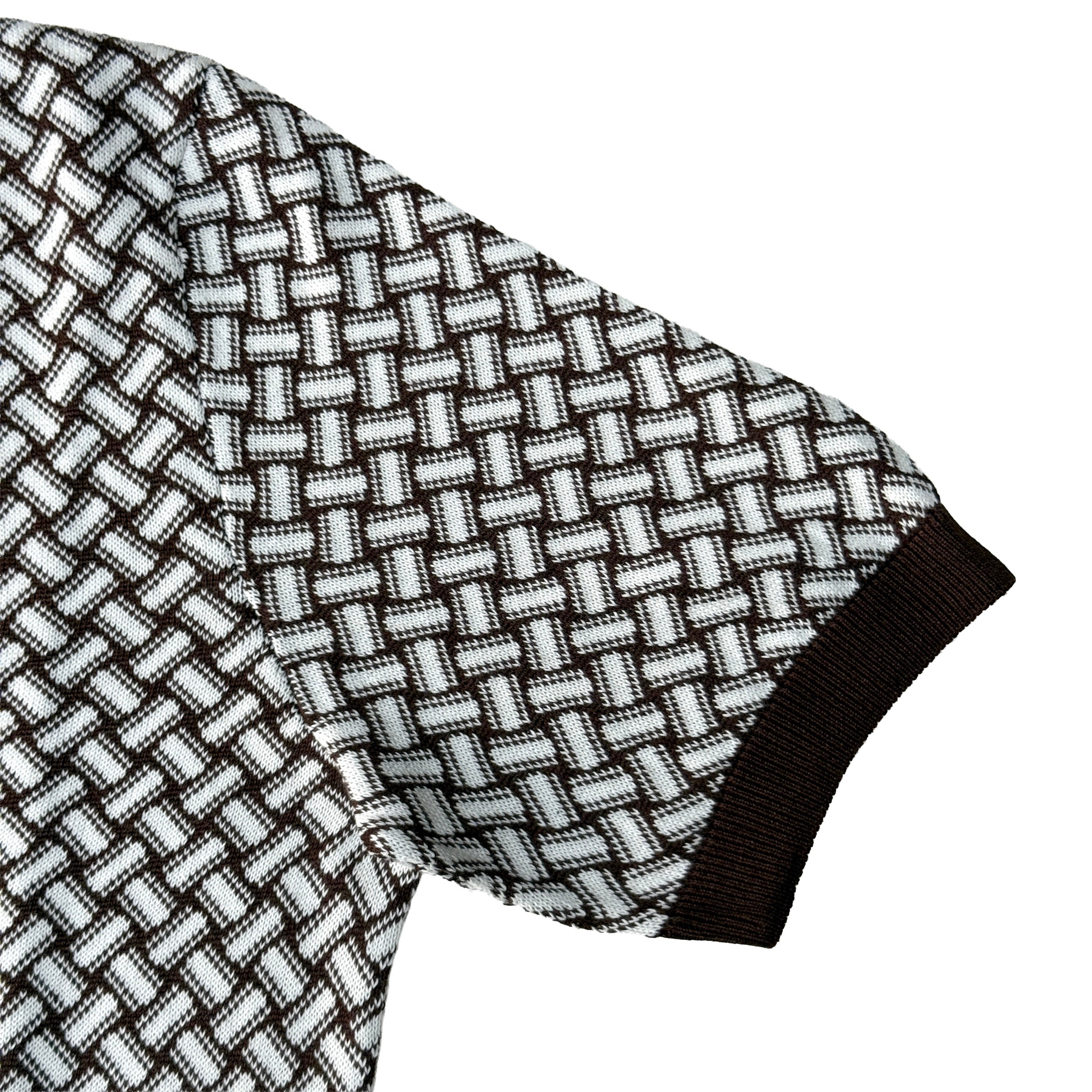 DRUMOHR / COTTON LINEN BISCOTTI SKIPPER POLO / D9LZ146N - B29