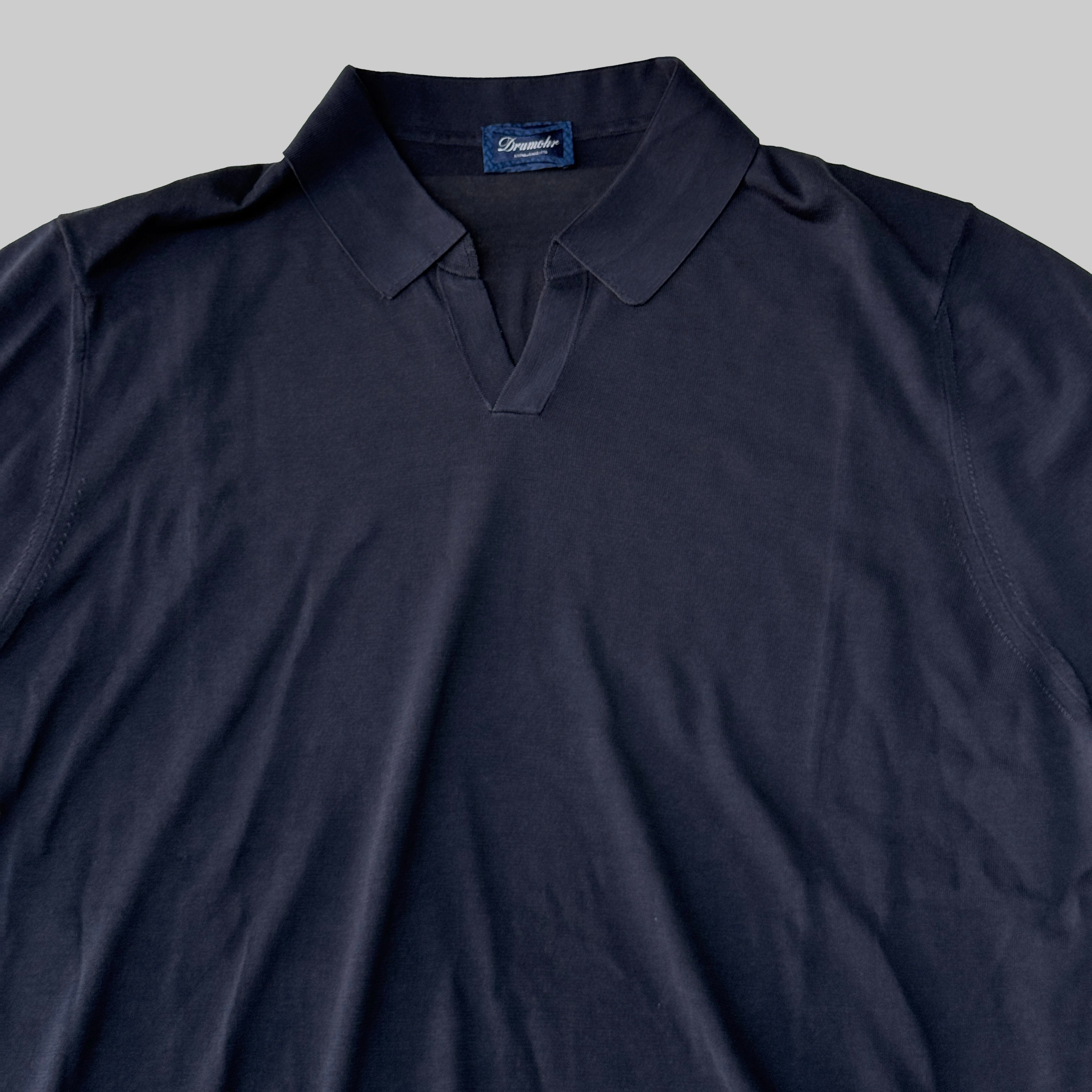 DRUMOHR / COTTON SKIPPER POLO / DOGF146N - 795