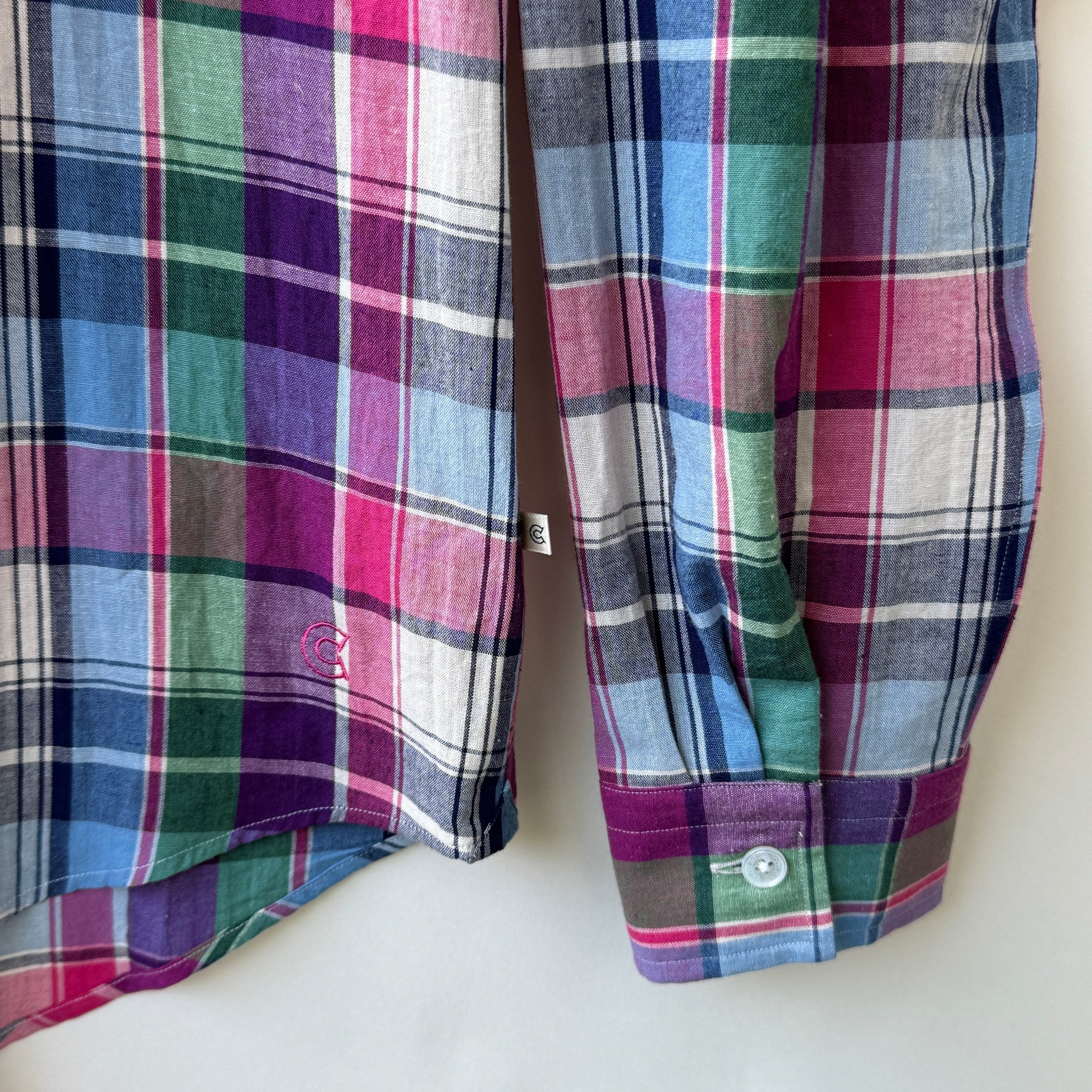 COLONY CLOTHING / POOLSIDE SHIRT PINK CHECK / CC2401-SH02-02