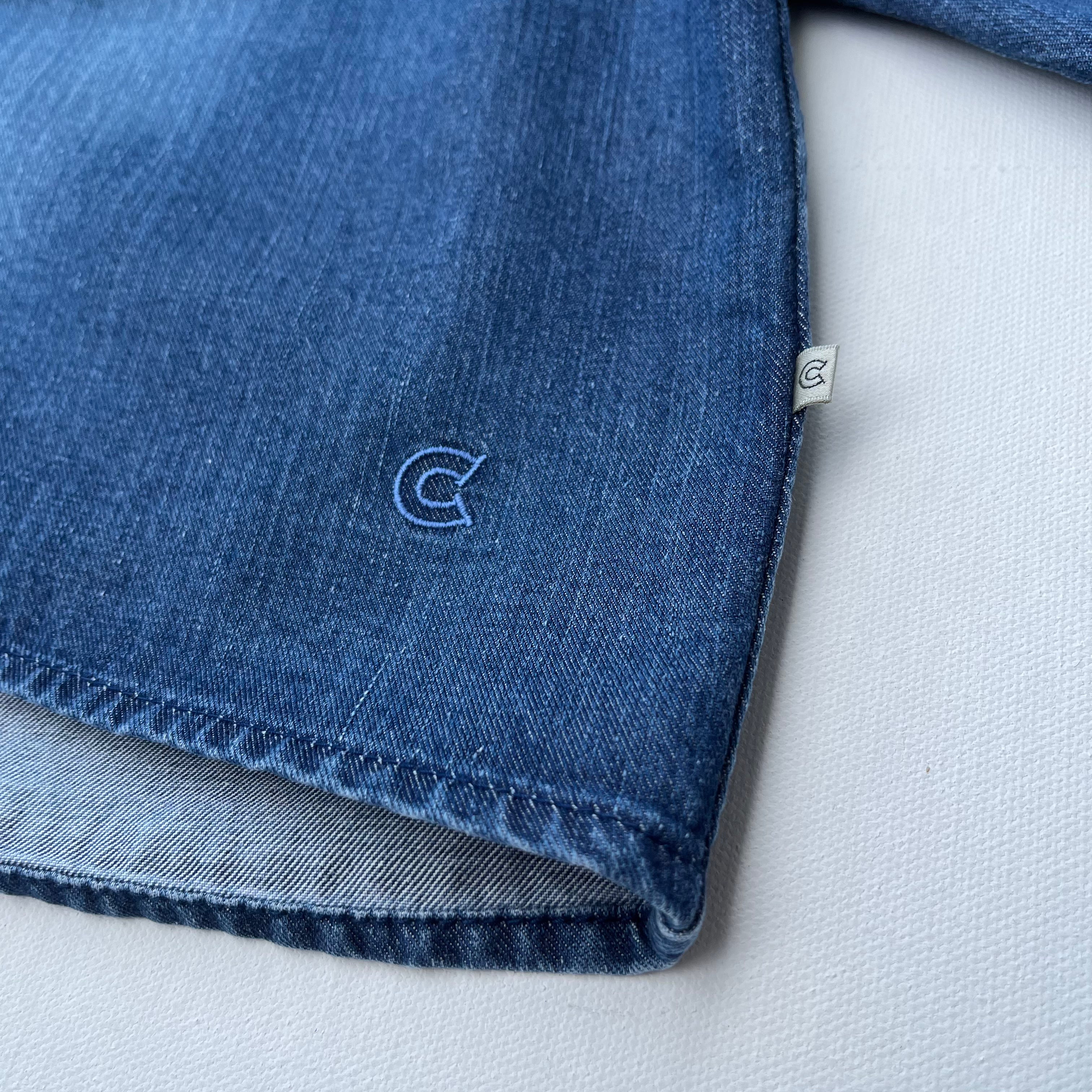 AKIKO OGAWA X COLONY CLOTHING / LADIES CROPPED DENIM SHIRT SHC-4001