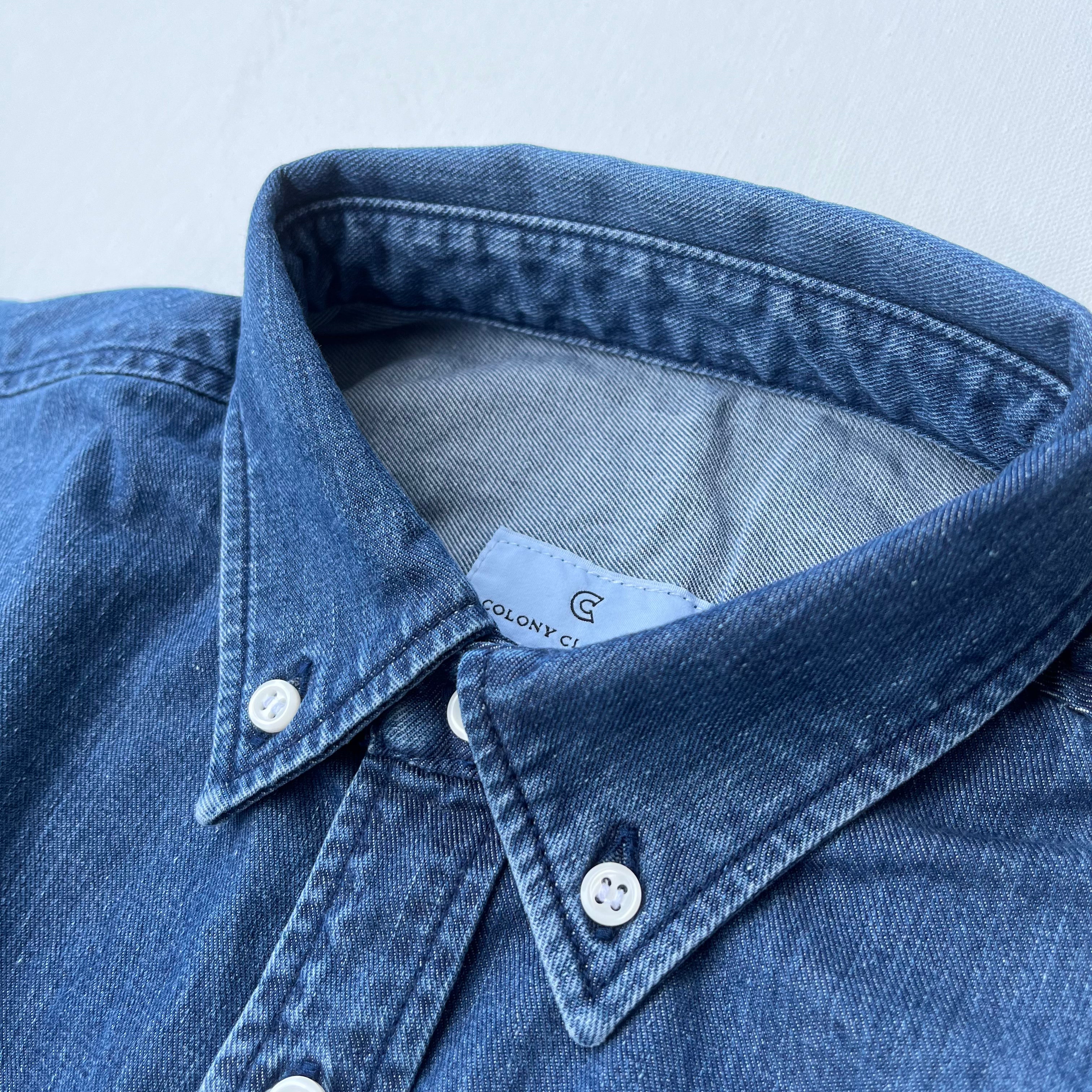 AKIKO OGAWA X COLONY CLOTHING / LADIES CROPPED DENIM SHIRT SHC-4001