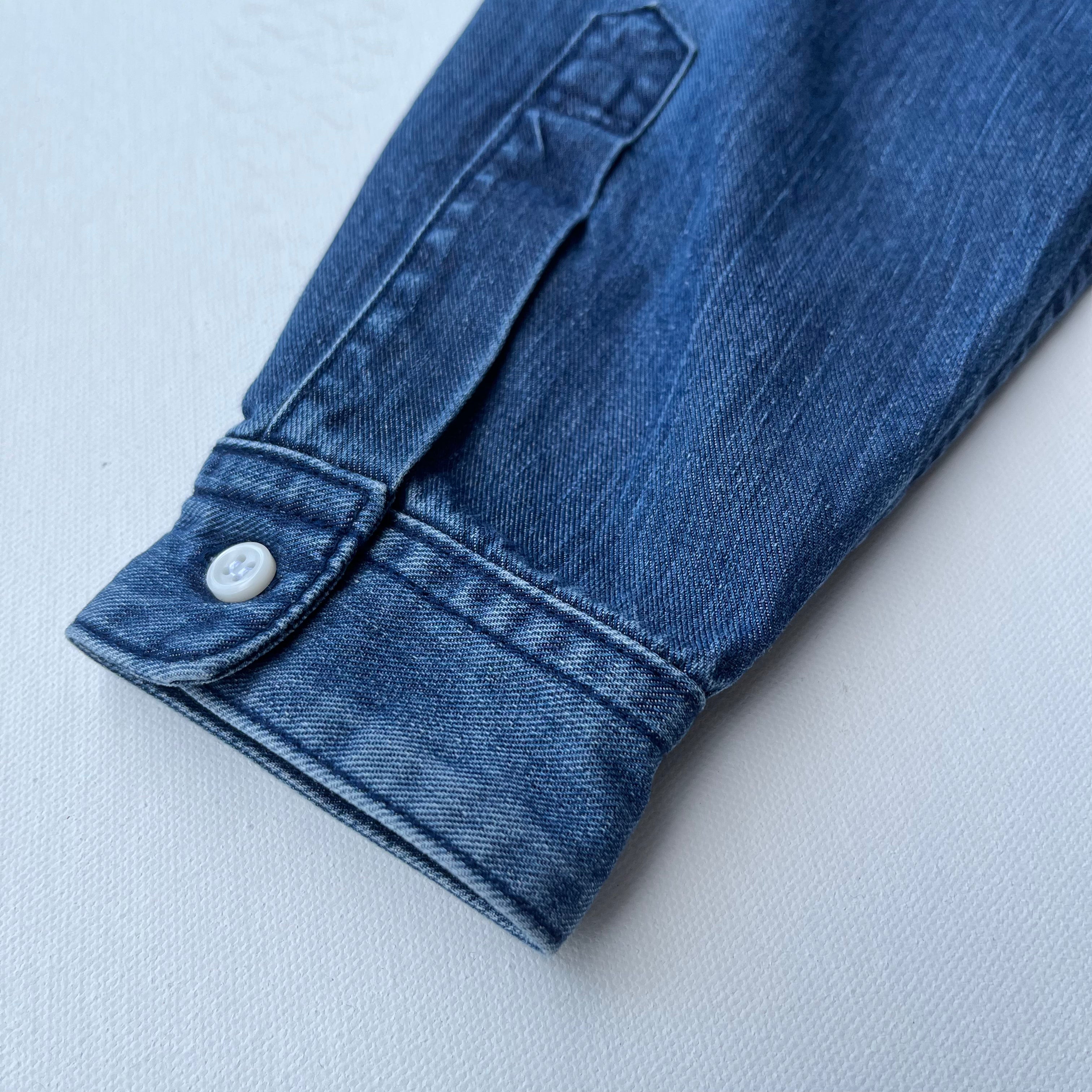 AKIKO OGAWA X COLONY CLOTHING / LADIES CROPPED DENIM SHIRT SHC-4001