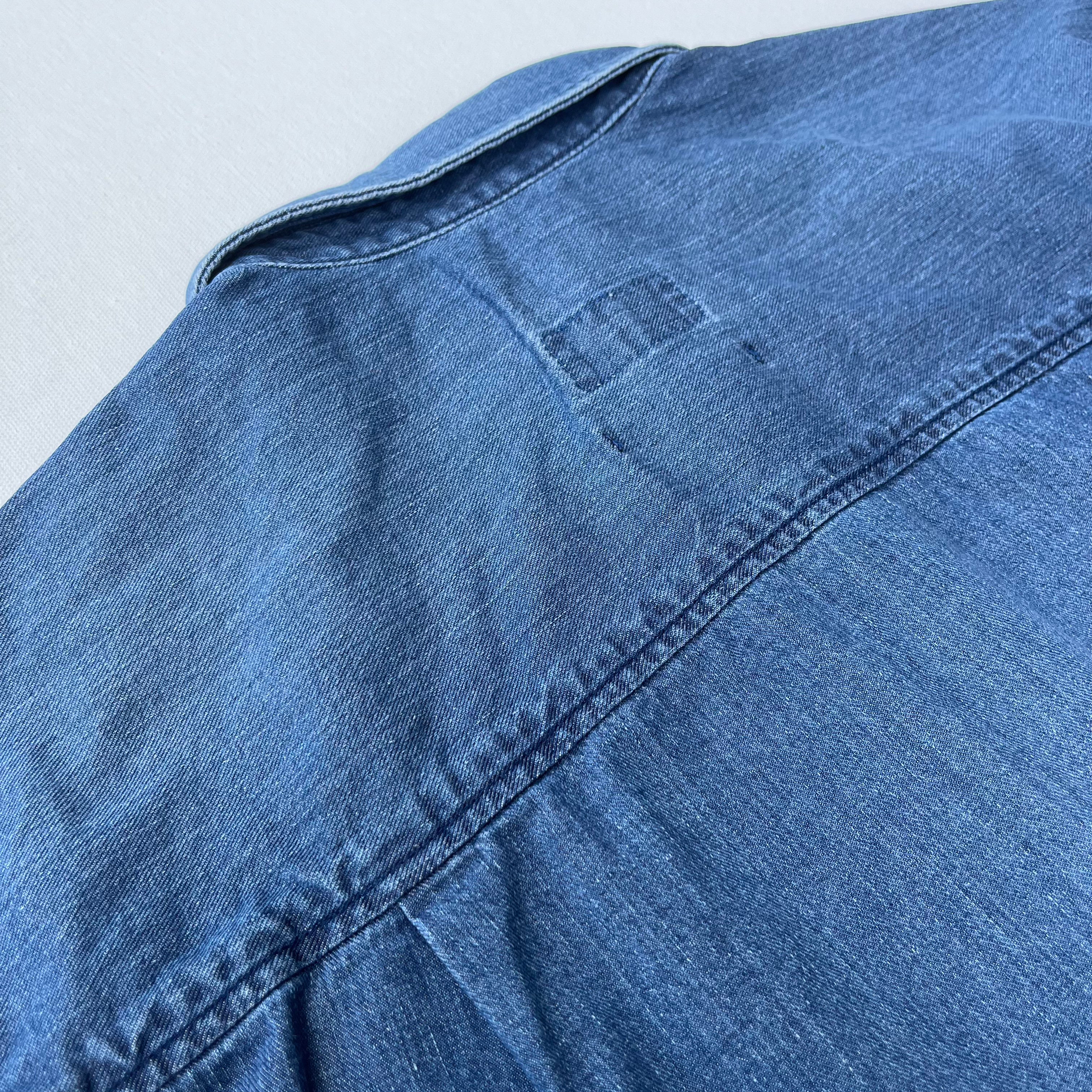 AKIKO OGAWA X COLONY CLOTHING / LADIES CROPPED DENIM SHIRT SHC-4001