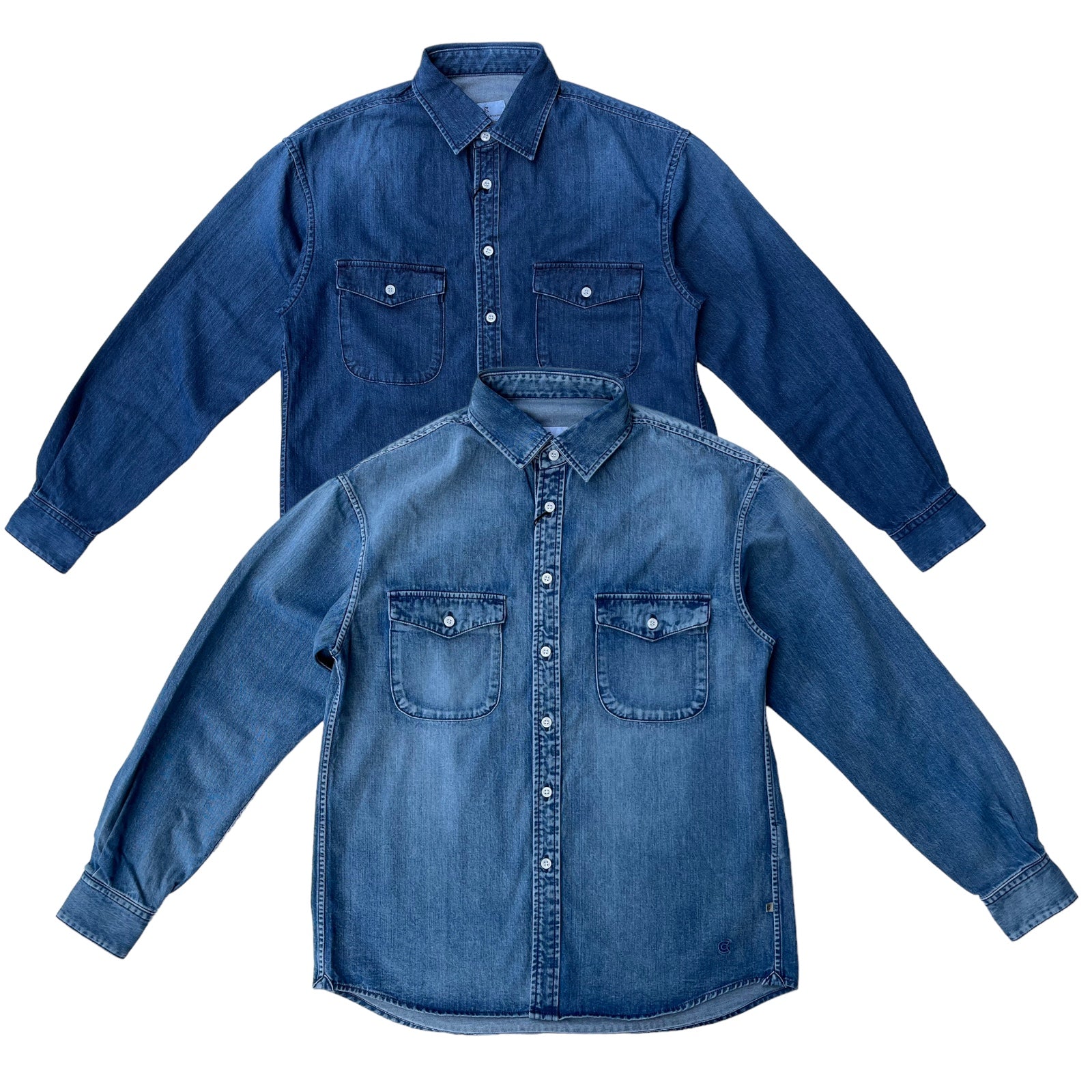 AKIKO OGAWA X COLONY CLOTHING / UNISEX DENIM SHIRT SHC-4002M