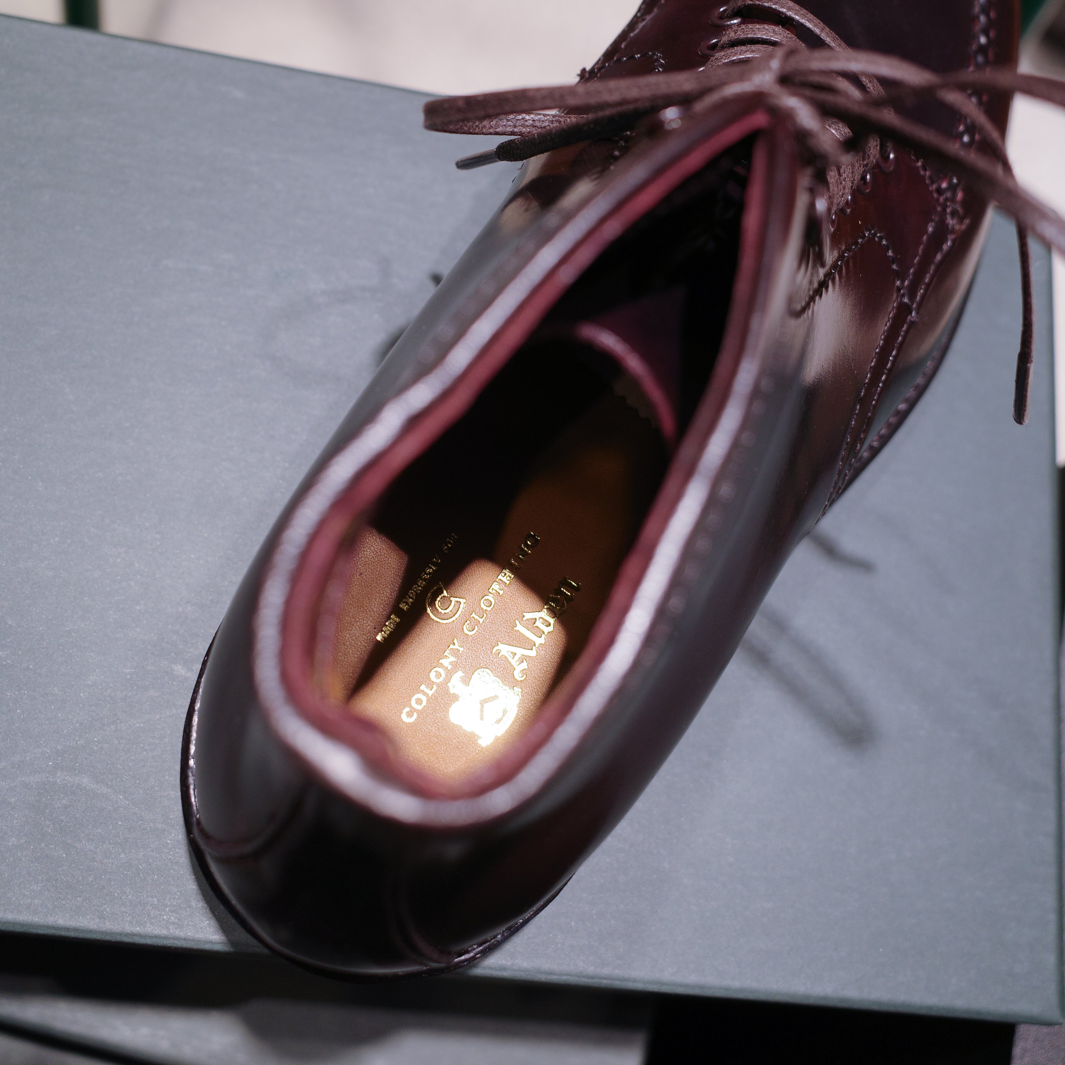 ALDEN X COLONY CLOTHING A1907H EXCLUSIVE CORDOVAN TANKER BOOT