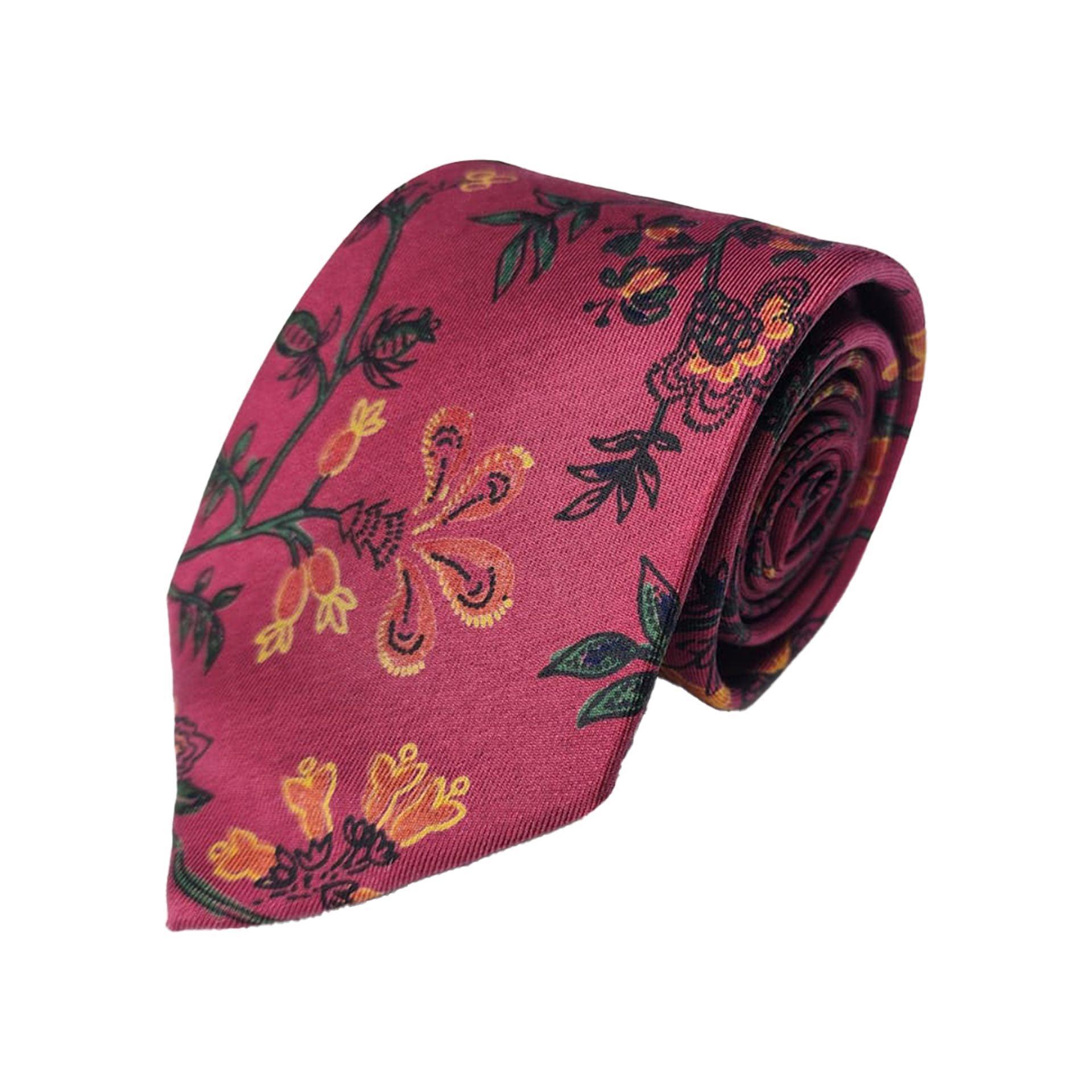 DRAKE'S TIE / RED FLORAL