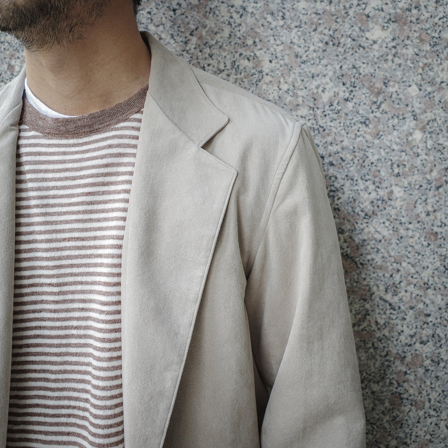 COLONY CLOTHING / ULTRASUEDE SINGLE JACKET / CC2402-JK01S-01