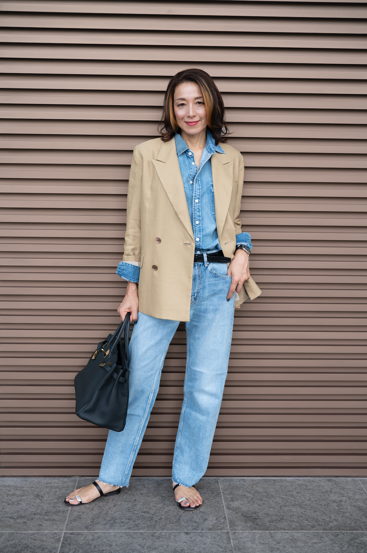 AKIKO OGAWA X COLONY CLOTHING / DOUBLE BREASTED BIG JACKET JKC-1001