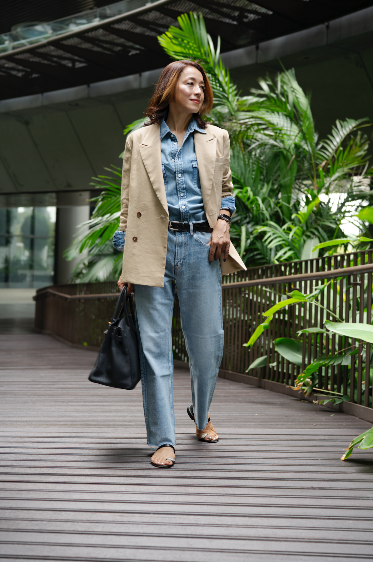 AKIKO OGAWA X COLONY CLOTHING / DOUBLE BREASTED BIG JACKET JKC-1001