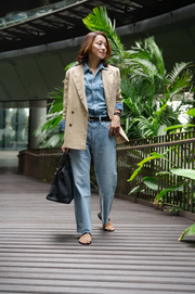 AKIKO OGAWA X COLONY CLOTHING / DOUBLE BREASTED BIG JACKET JKC-1001