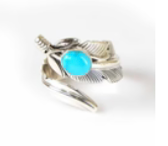 Feather Adjustable Ring by Harvey Mace