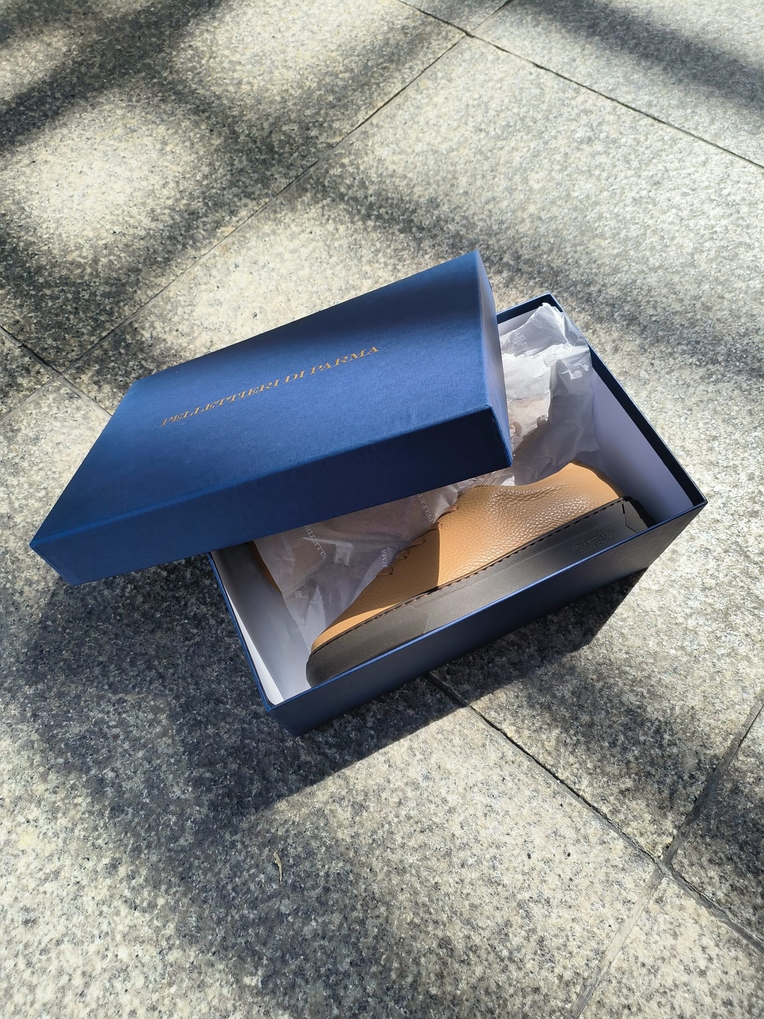 PELLETTIERI DI PARMA / CALF LEATHER SNEAKERS / CRETA