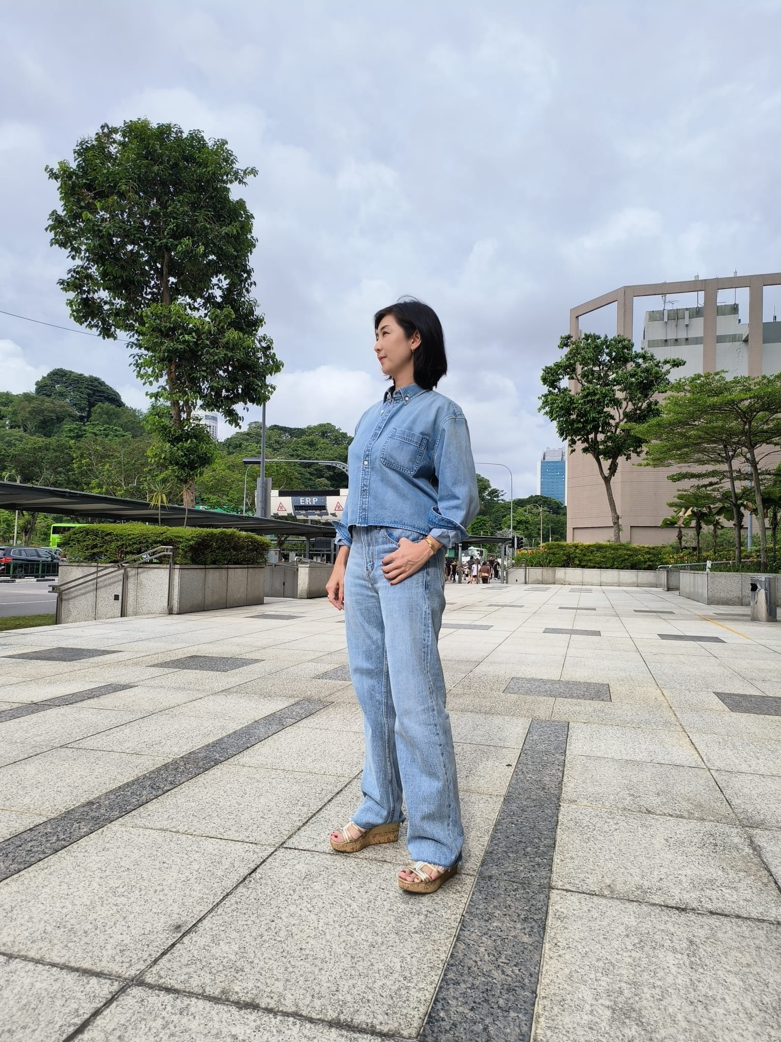 AKIKO OGAWA X COLONY CLOTHING / DENIM PANTS PRC-2001