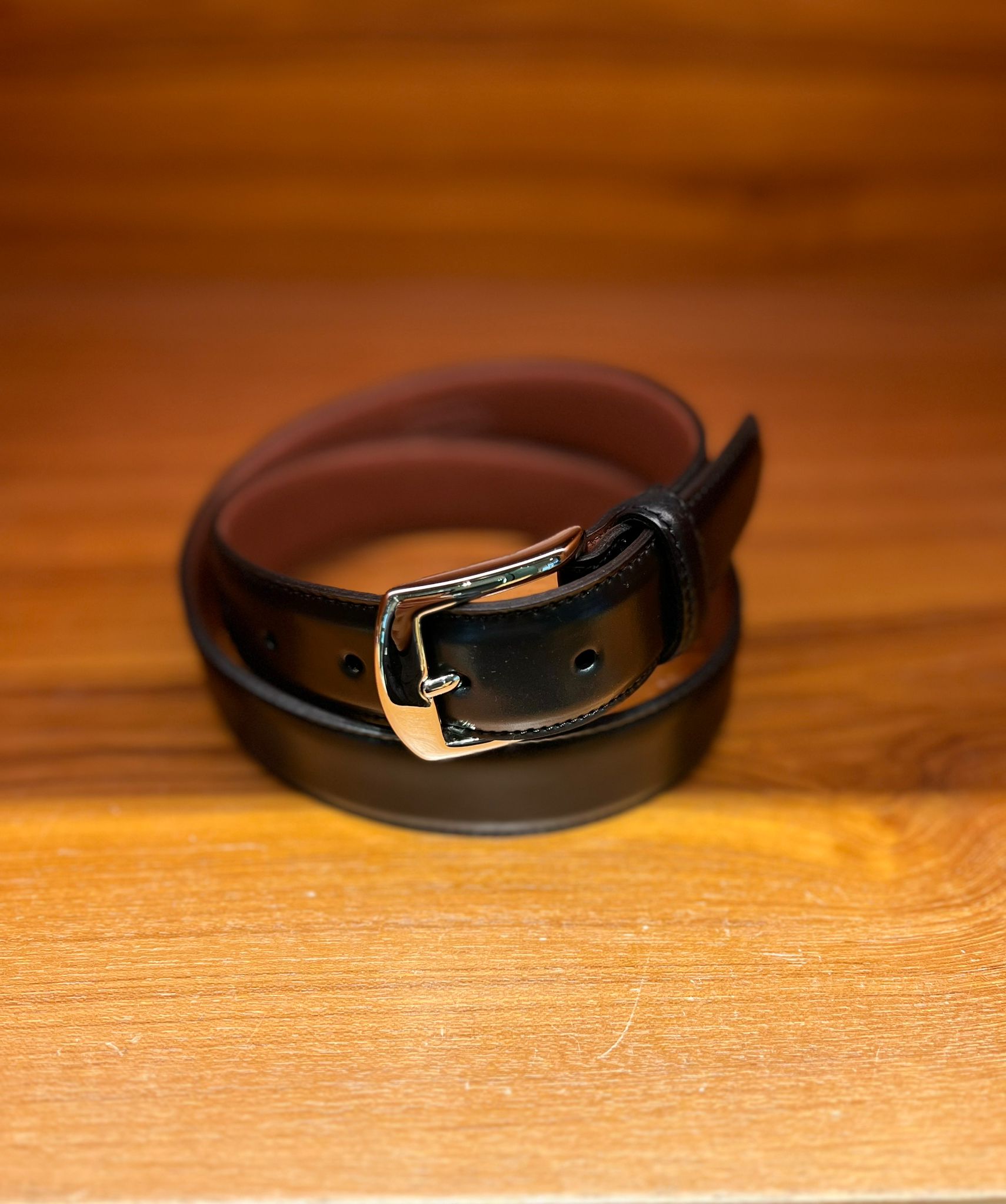 ALDEN MB09151 BLACK CORDOVAN BELT