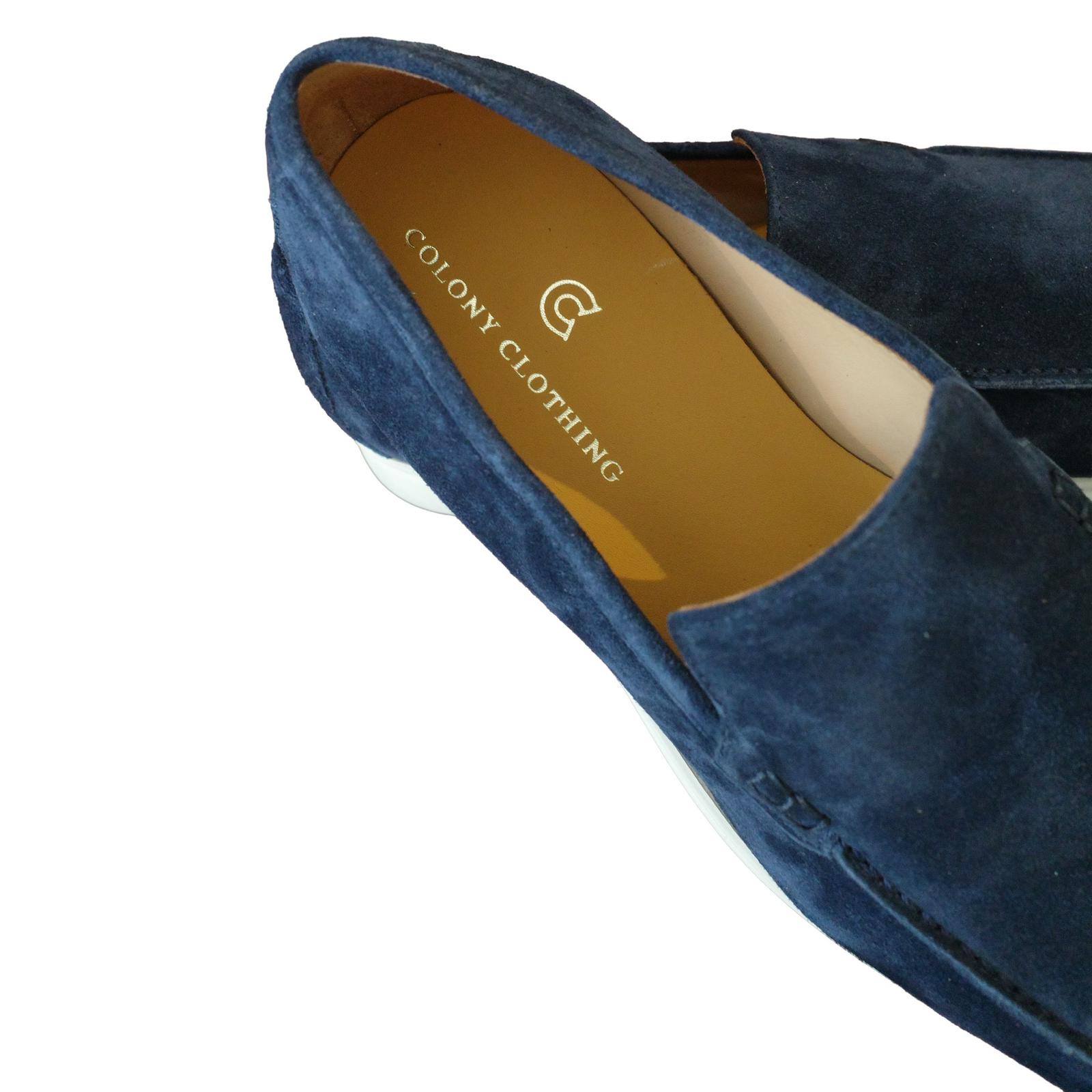 COLONY CLOTHING / BLUE SUEDE SLIP-ON / CCSE-FW01