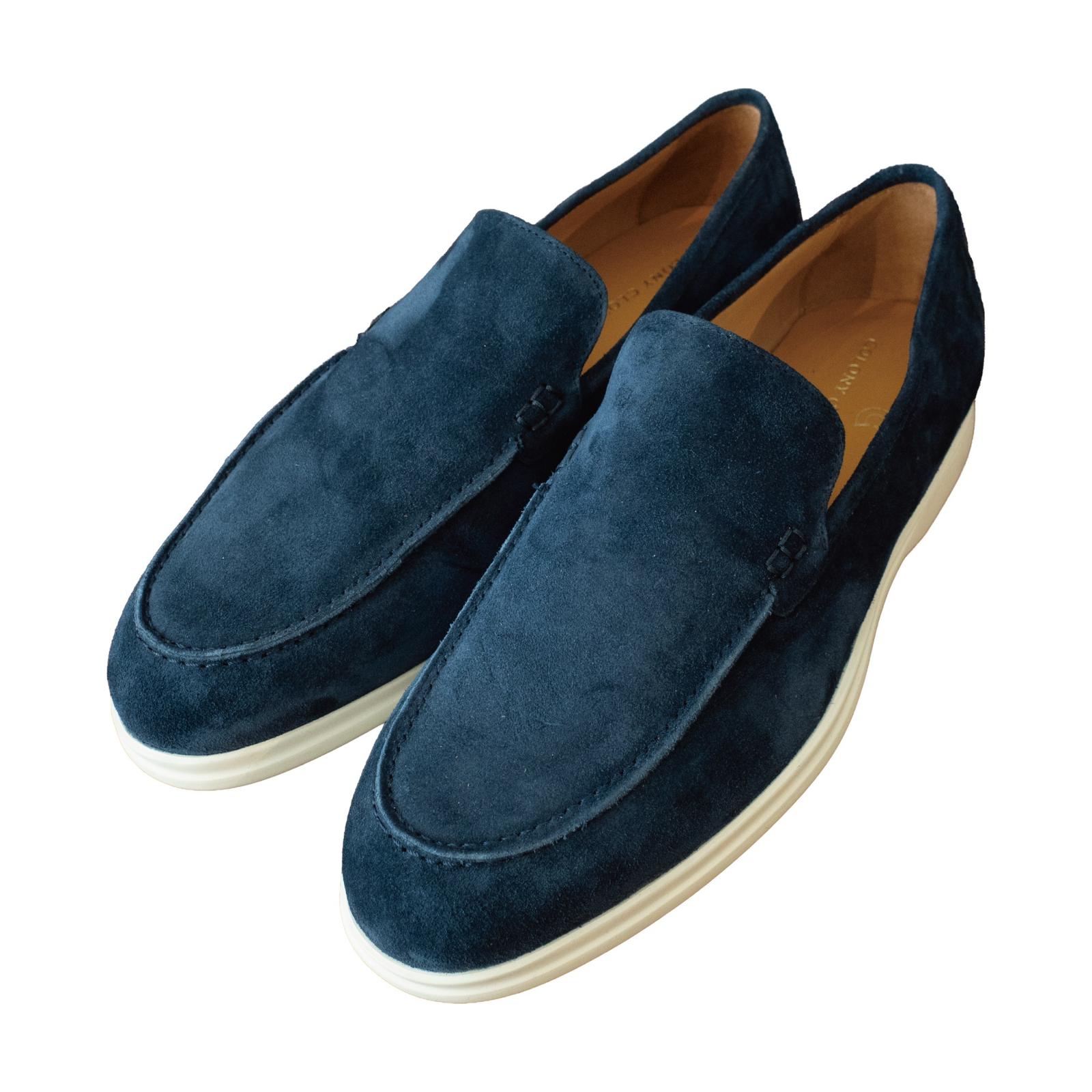 COLONY CLOTHING / BLUE SUEDE SLIP-ON / CCSE-FW01