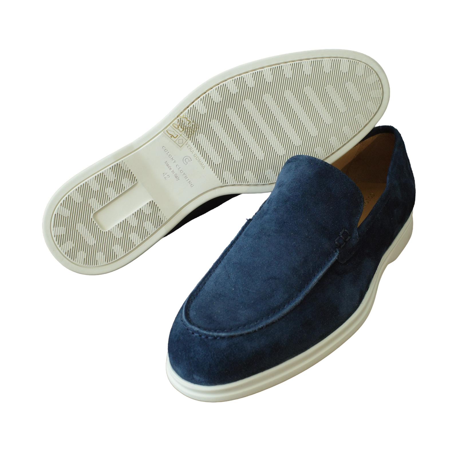 COLONY CLOTHING / BLUE SUEDE SLIP-ON / CCSE-FW01